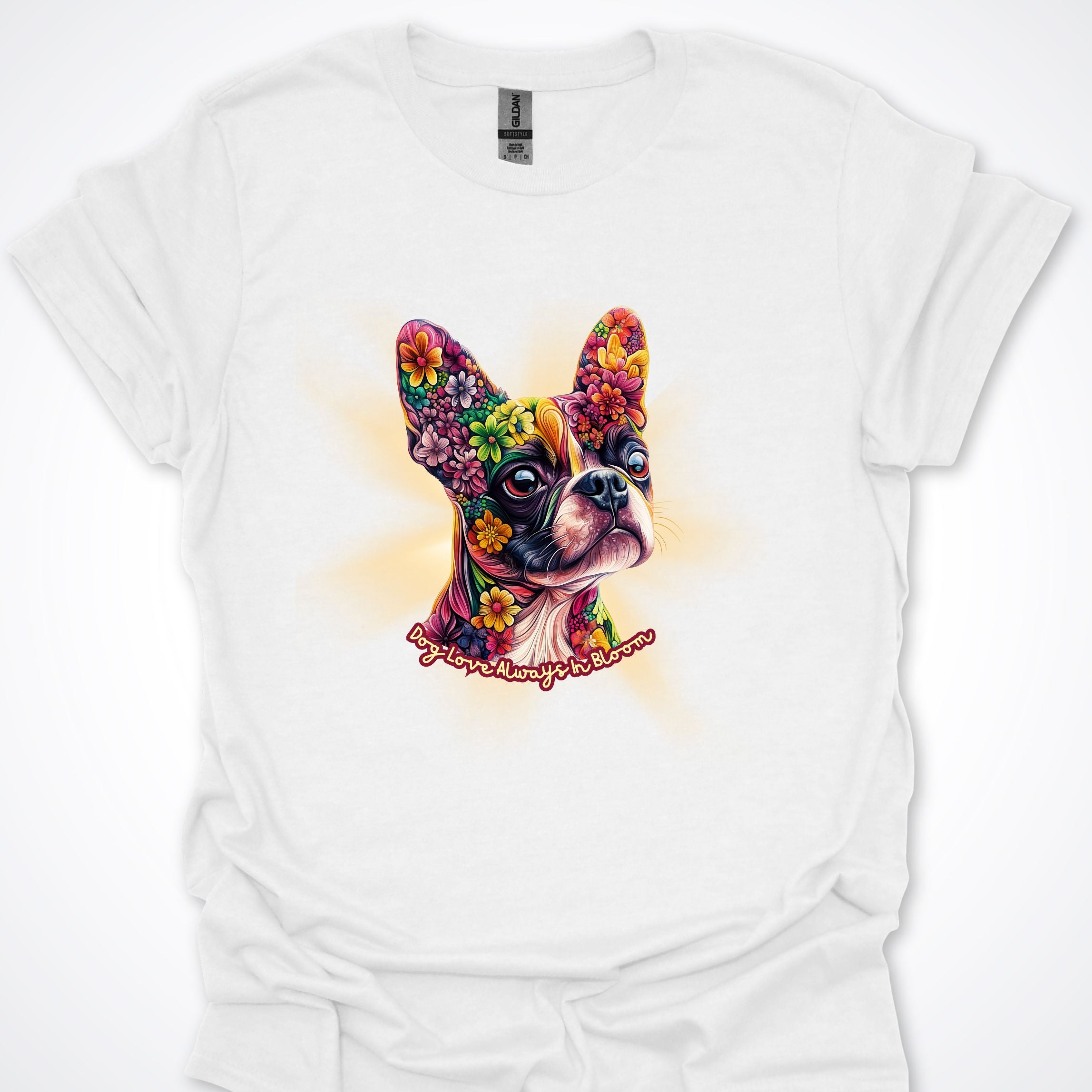 Always in Bloom Boston Terrier T-Shirt