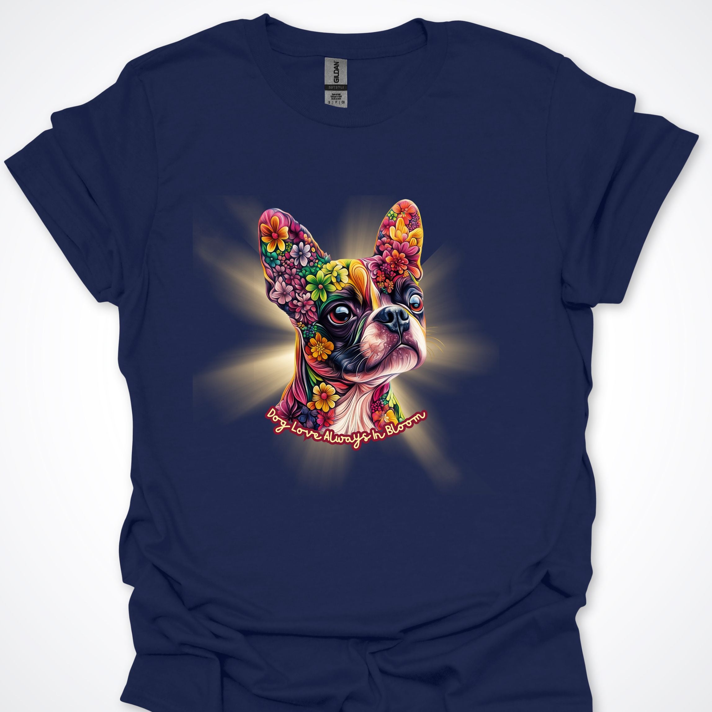 Always in Bloom Boston Terrier T-Shirt