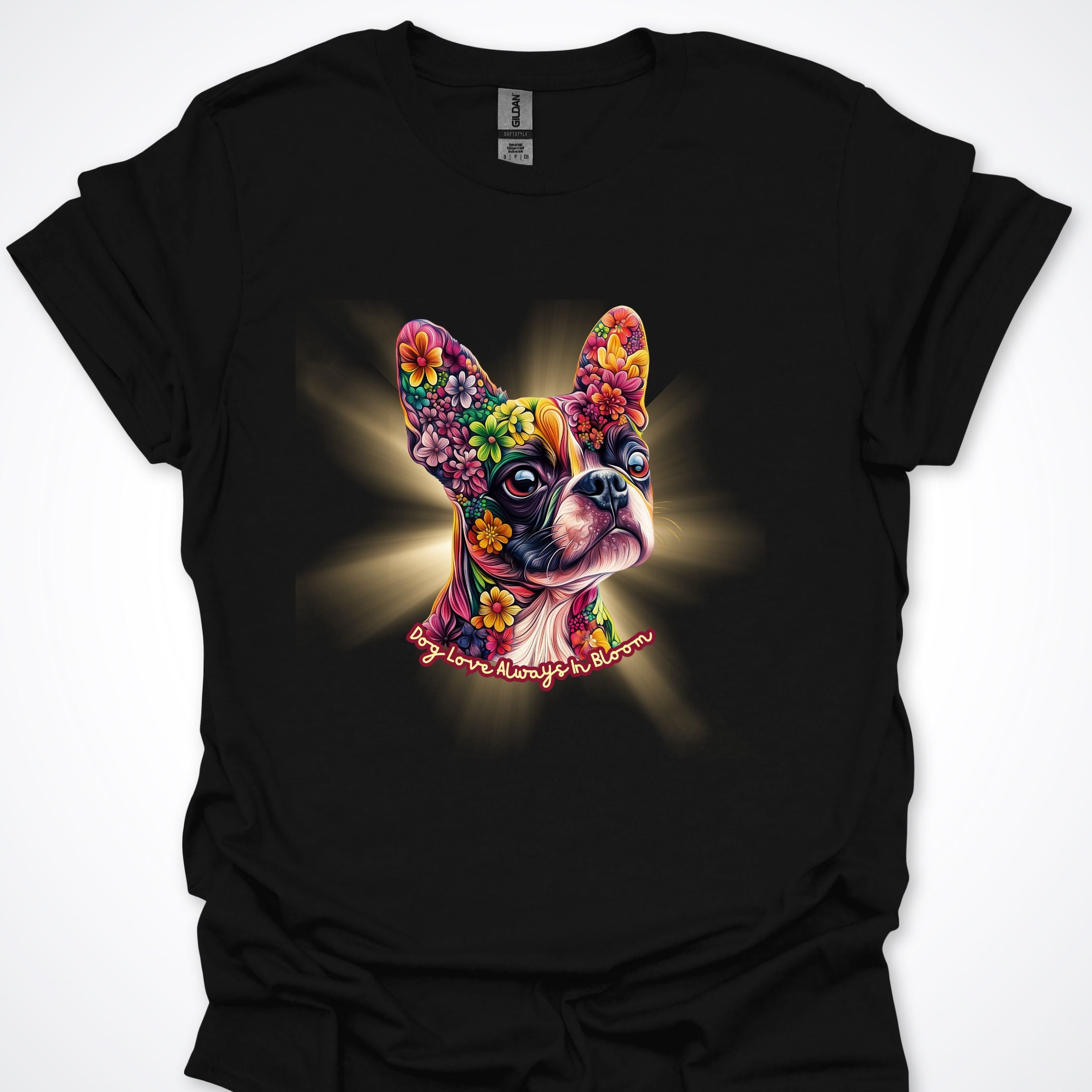 Always in Bloom Boston Terrier T-Shirt