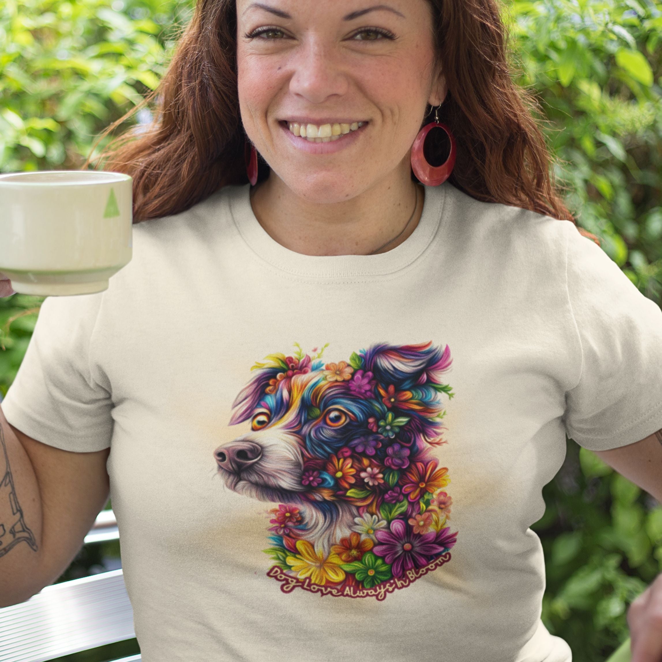 Always in Bloom Aussie Shepherd T-Shirt