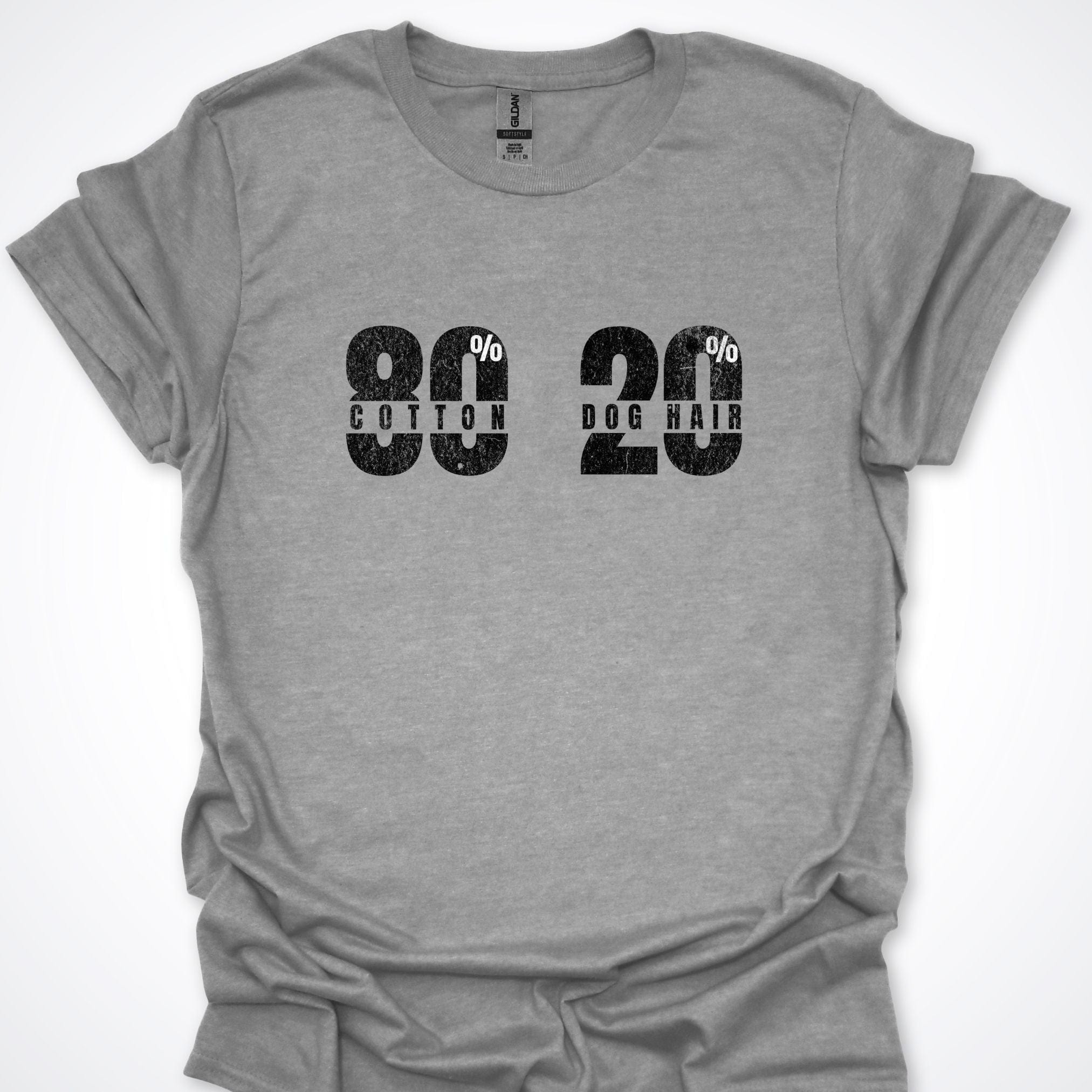 T-Shirt Sport Grey / S 80% Cotton 20% Dog Hair Premium Unisex T-Shirt ReallyintoDogs