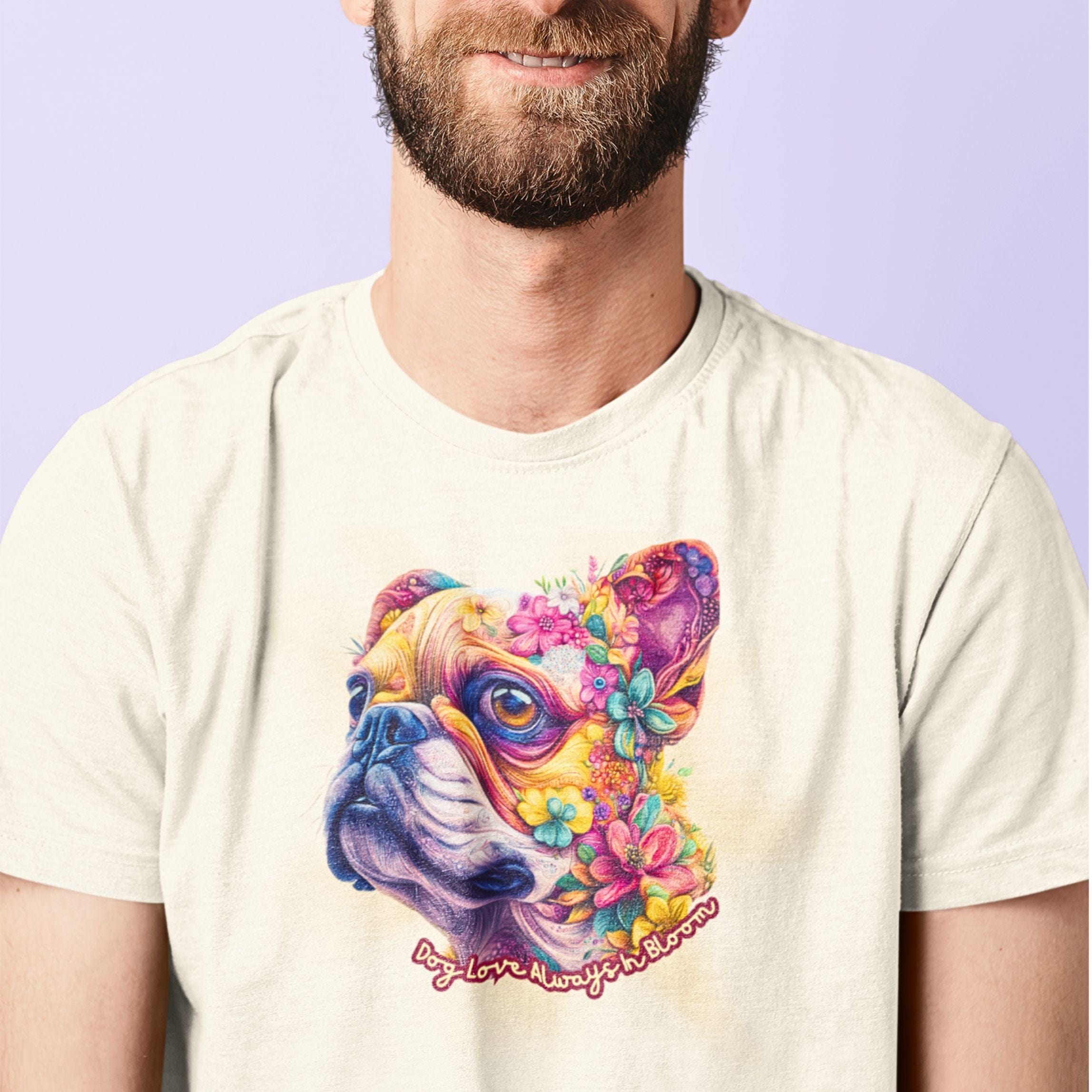 T-Shirt Always in Bloom Bulldog T-Shirt ReallyintoDogs
