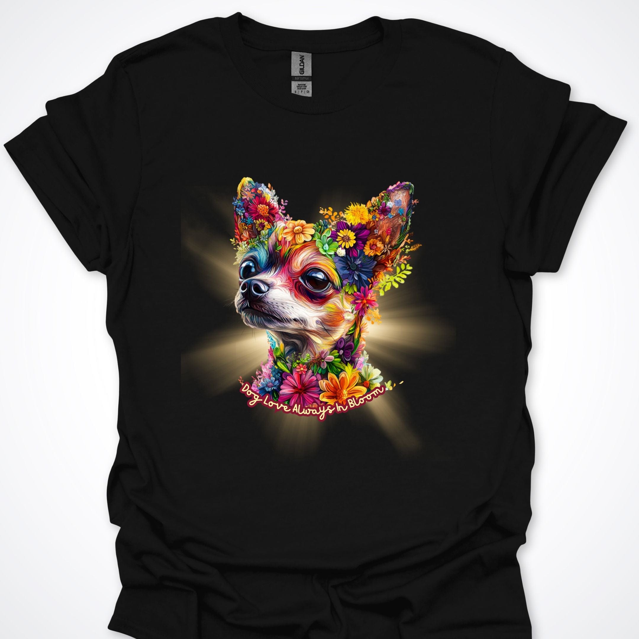 T-Shirt Black / S Always in Bloom Chihuahua T-Shirt ReallyintoDogs