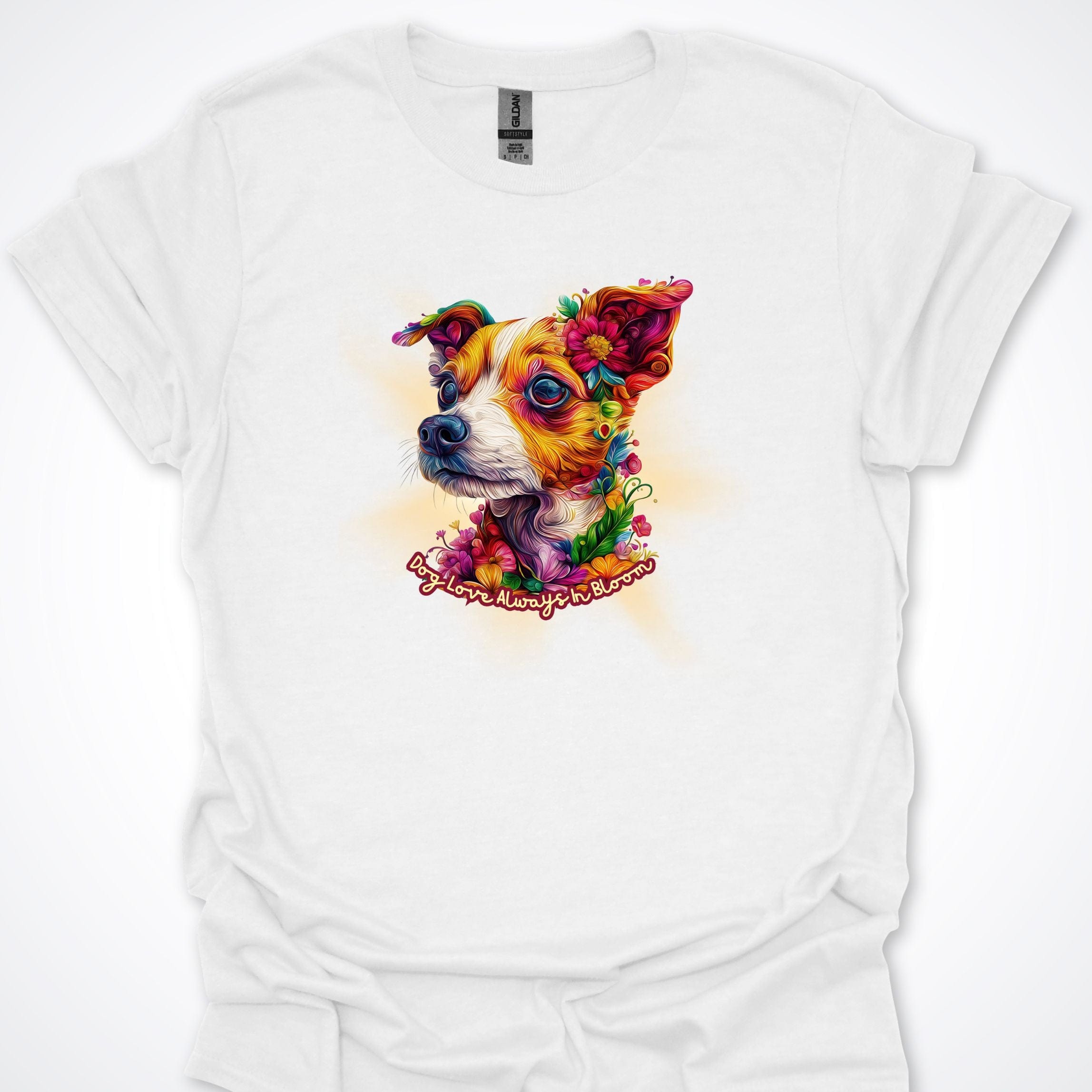 T-Shirt White / S Always in Bloom Jack Russell T-Shirt ReallyintoDogs