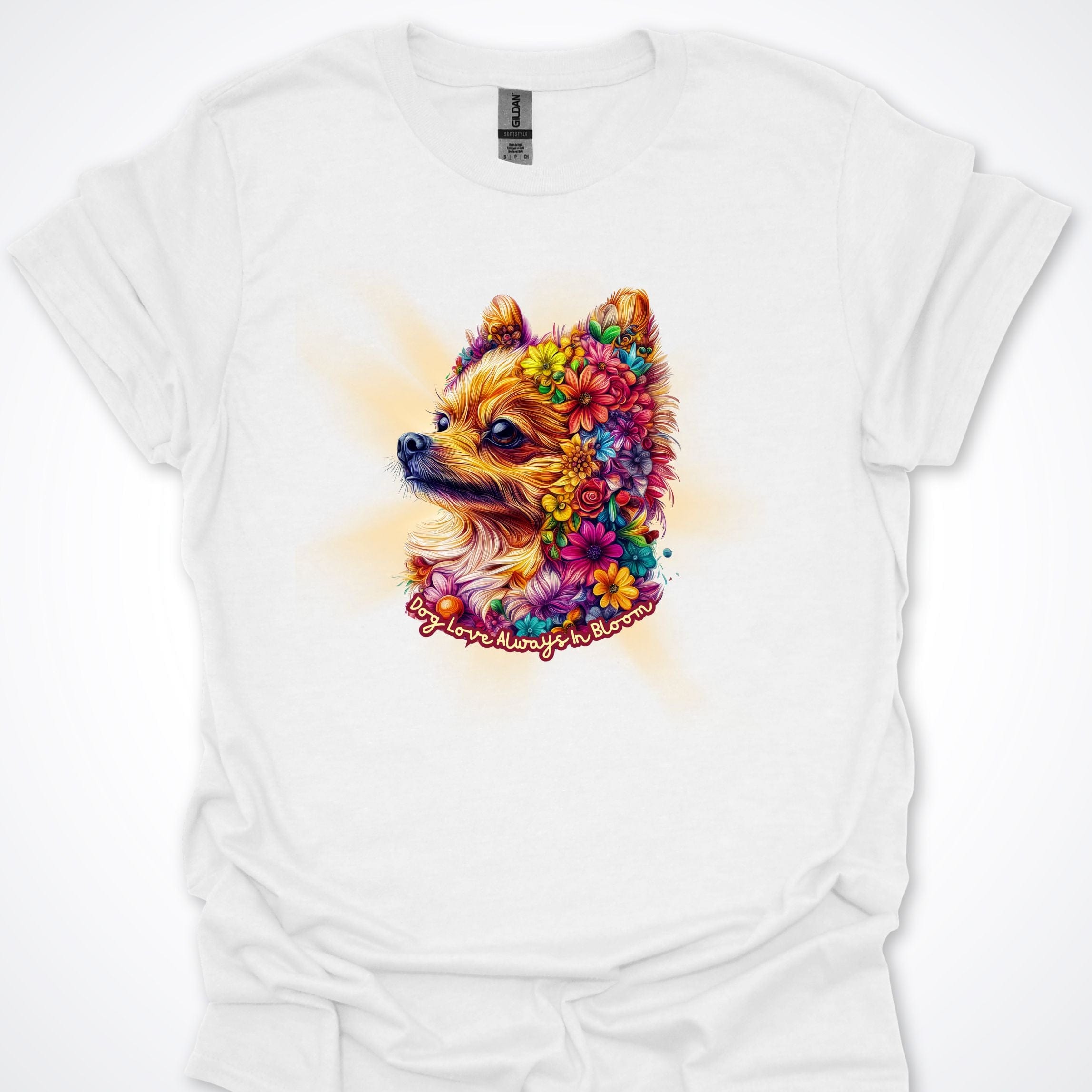 T-Shirt White / S Always in Bloom Pomeranian T-Shirt ReallyintoDogs