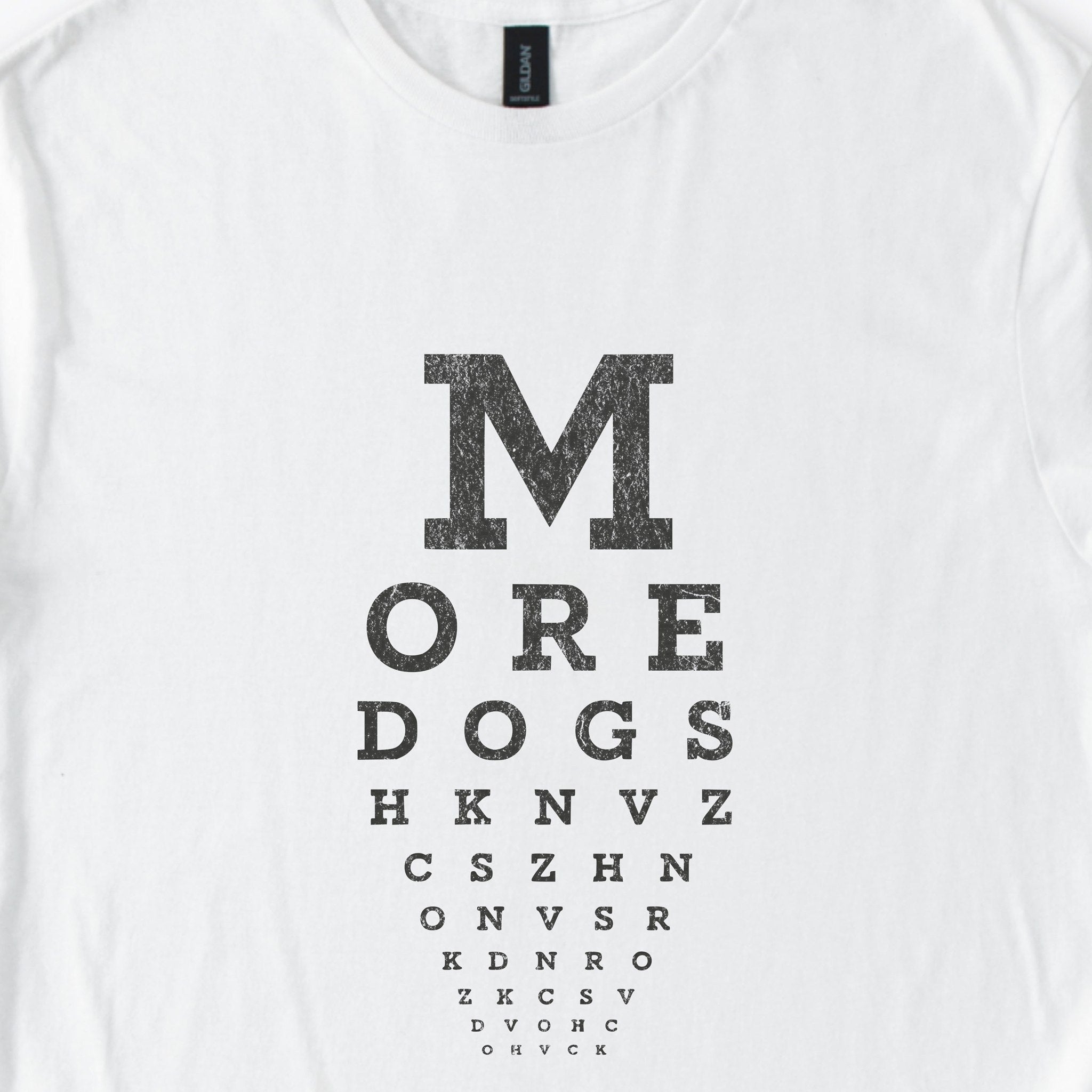 more-dogs-eye-test-classic-t-shirt - design close up