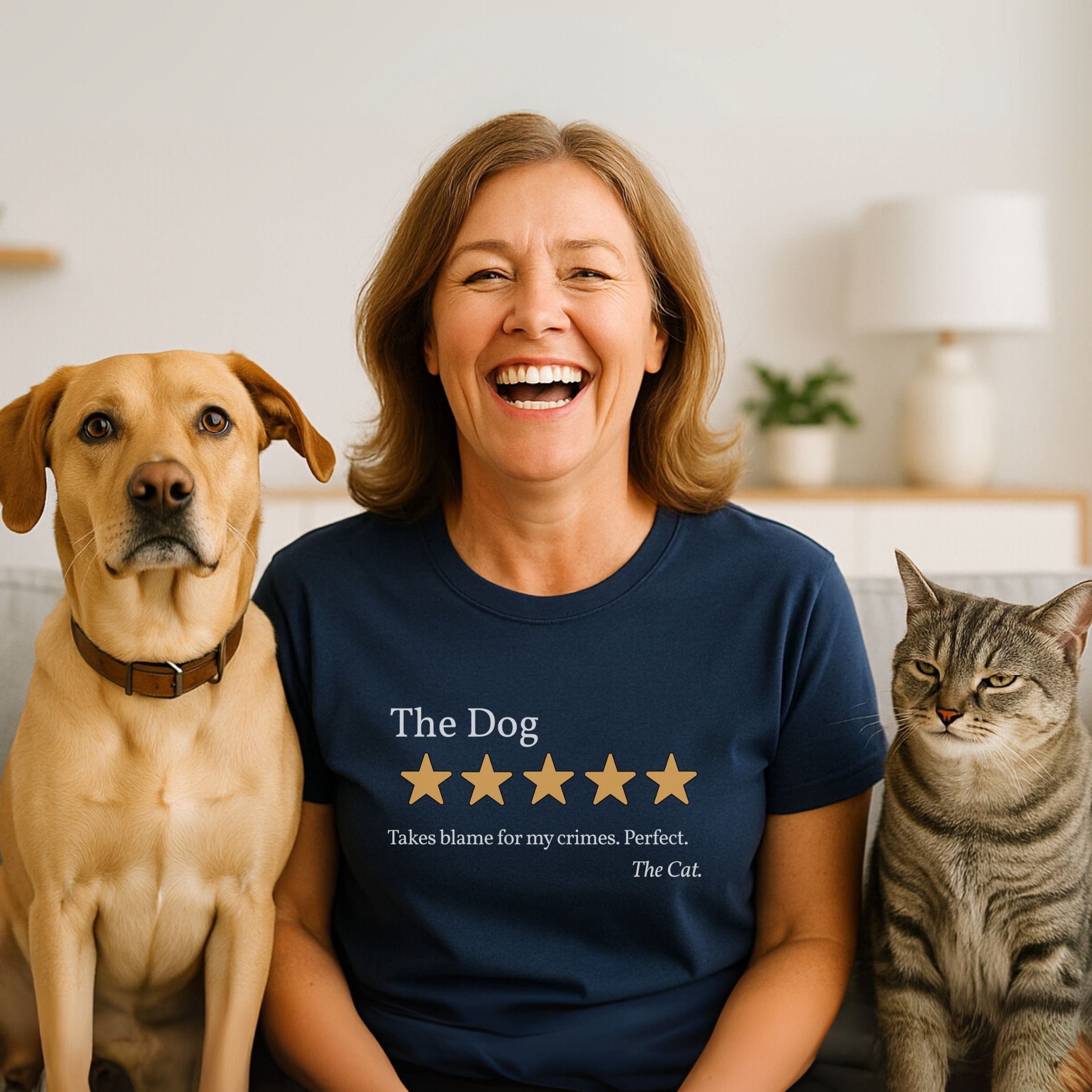T-Shirt Cat Five Star Review of Dog 2.0 T-Shirt ReallyintoDogs