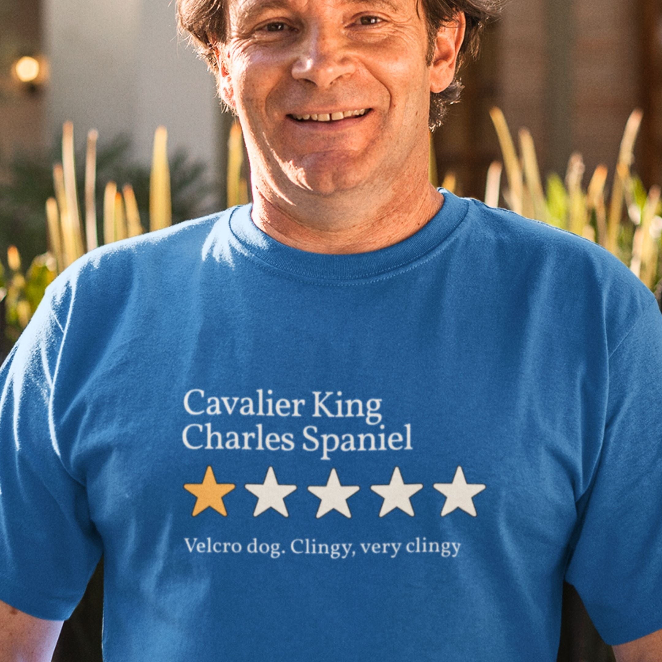 T-Shirt Cavalier King Charles One Star Review T-Shirt ReallyintoDogs