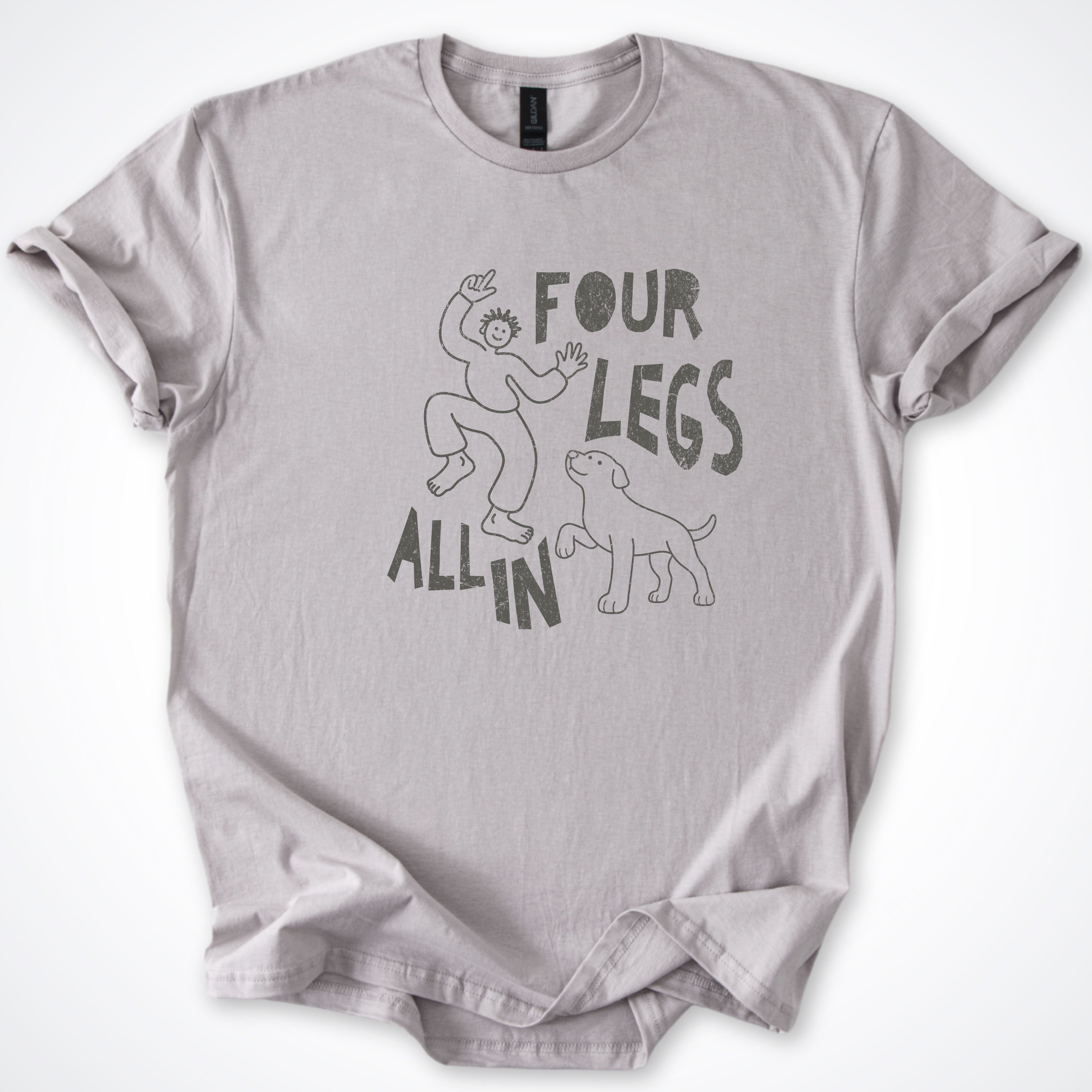 Four Legs All In Man and Dog Classic T-Shirt