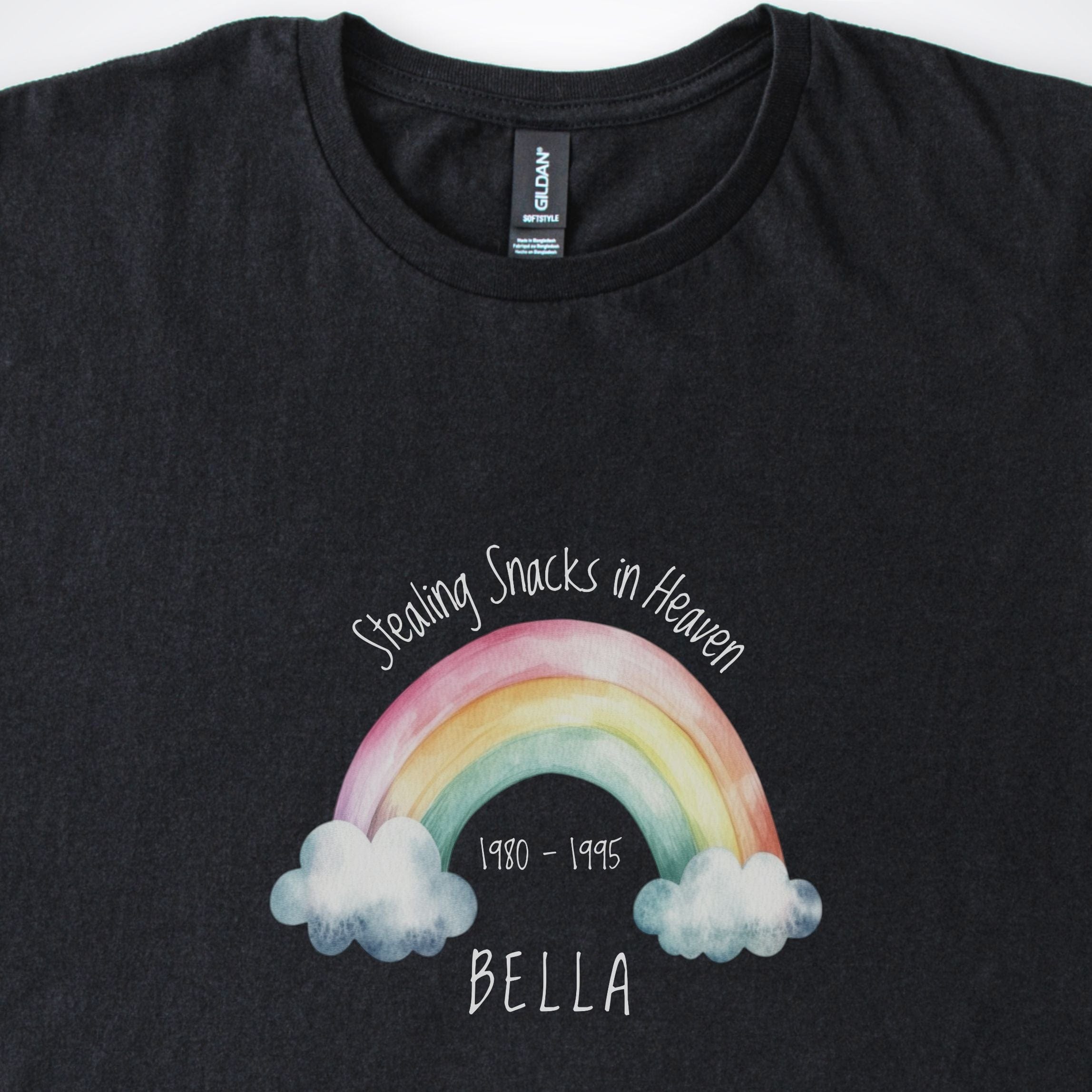 T-Shirt CUSTOM Rainbow Bridge T-Shirt ReallyintoDogs