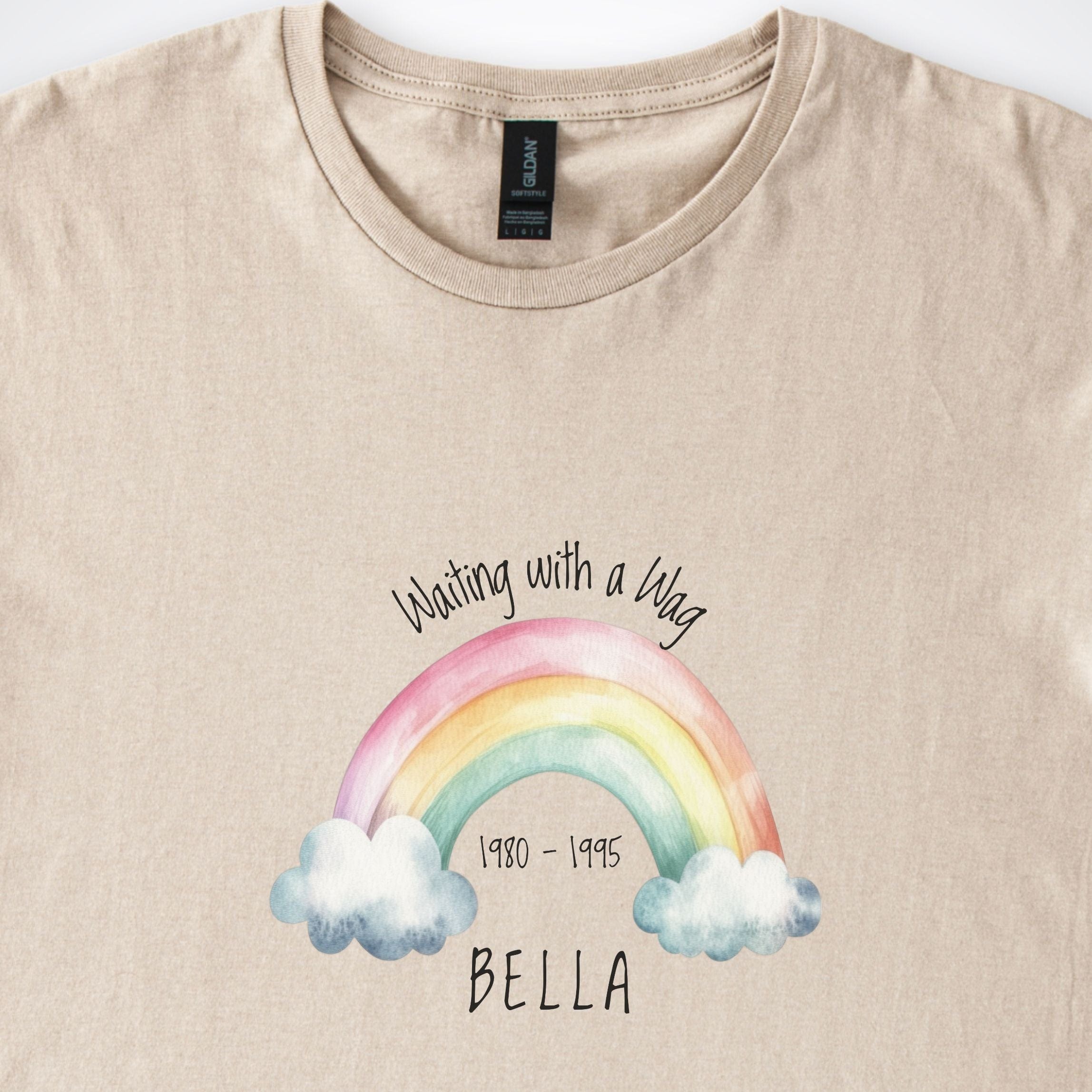 T-Shirt CUSTOM Rainbow Bridge T-Shirt ReallyintoDogs