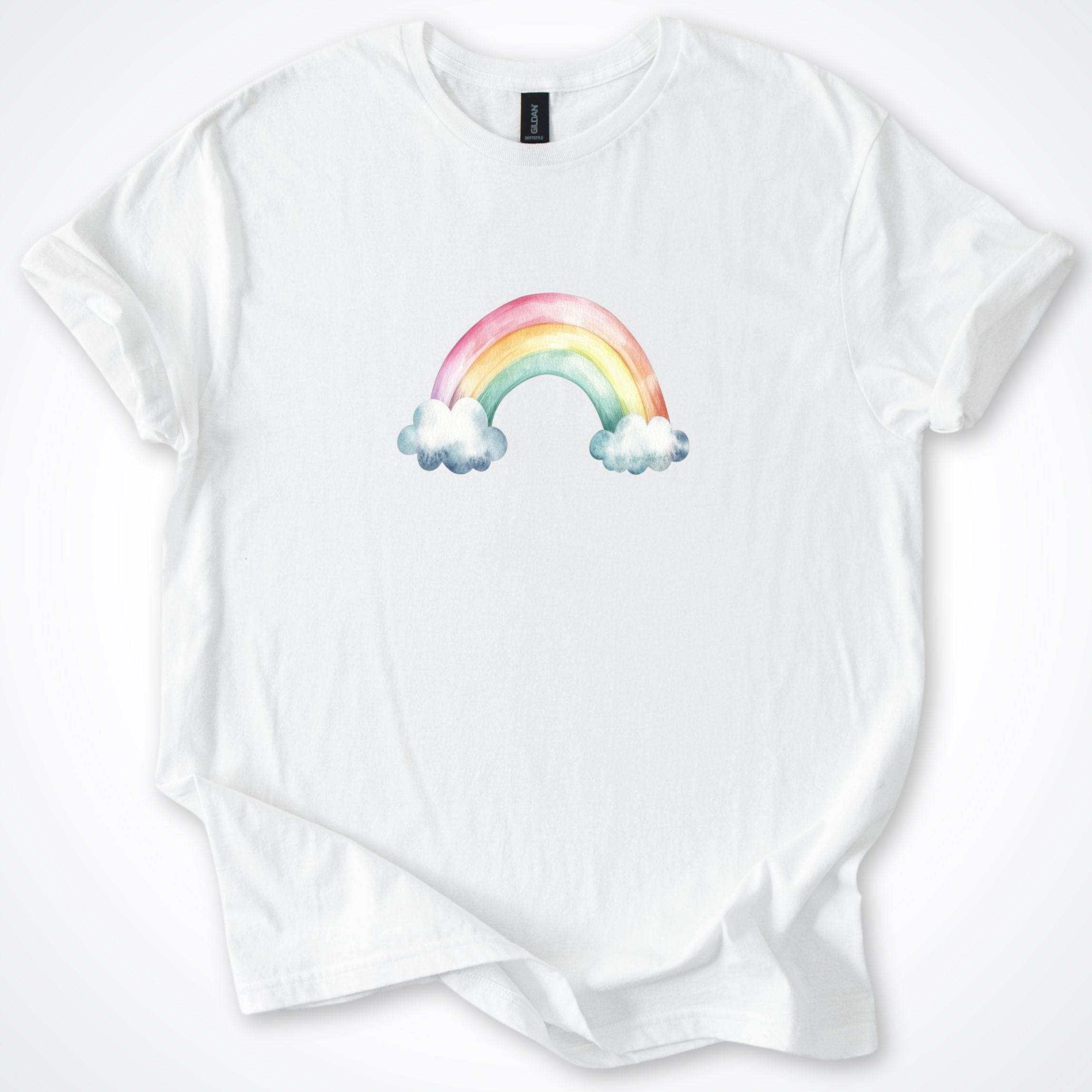 T-Shirt White / S CUSTOM Rainbow Bridge T-Shirt ReallyintoDogs