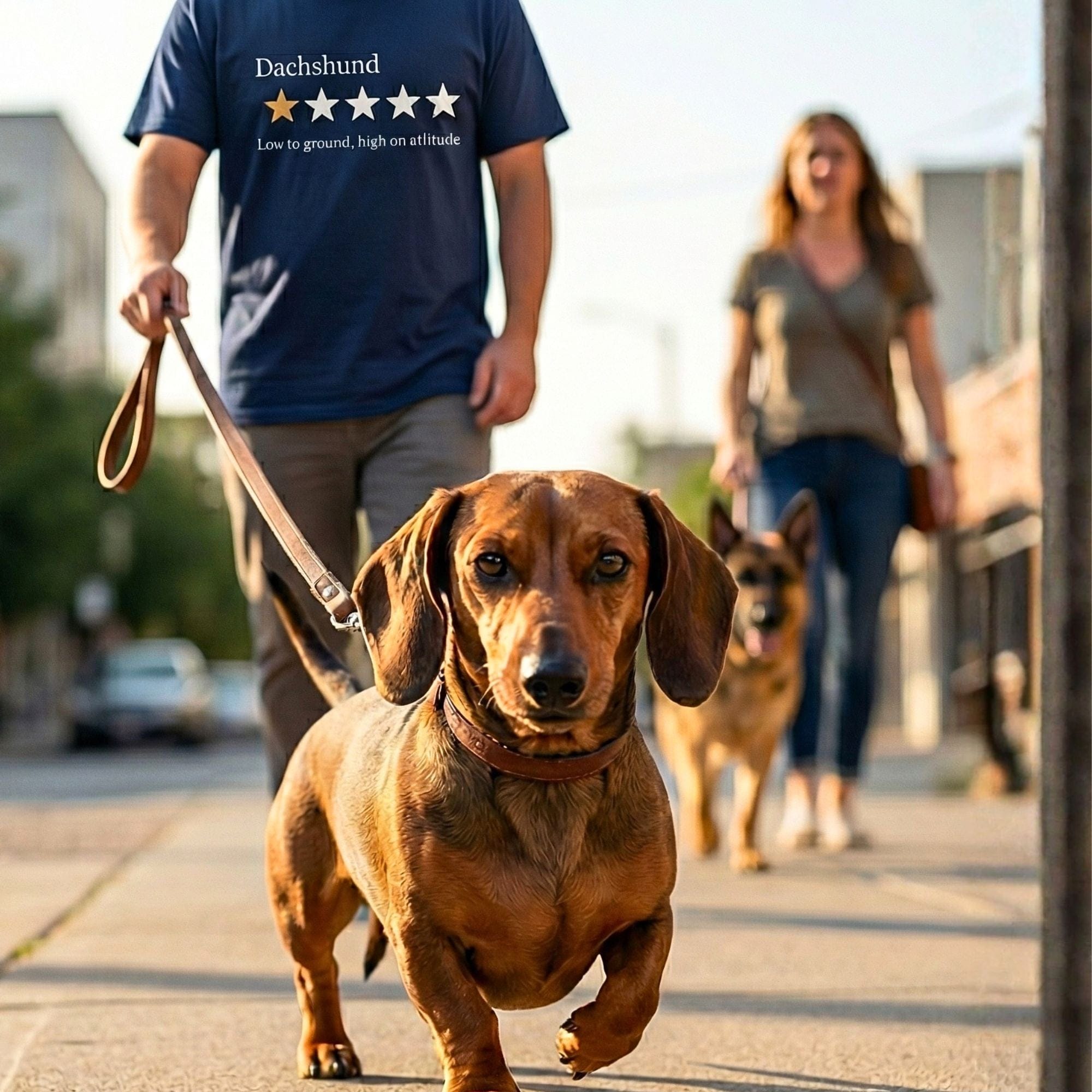 T-Shirt Dachshund 5.0 One Star Review T-Shirt ReallyintoDogs