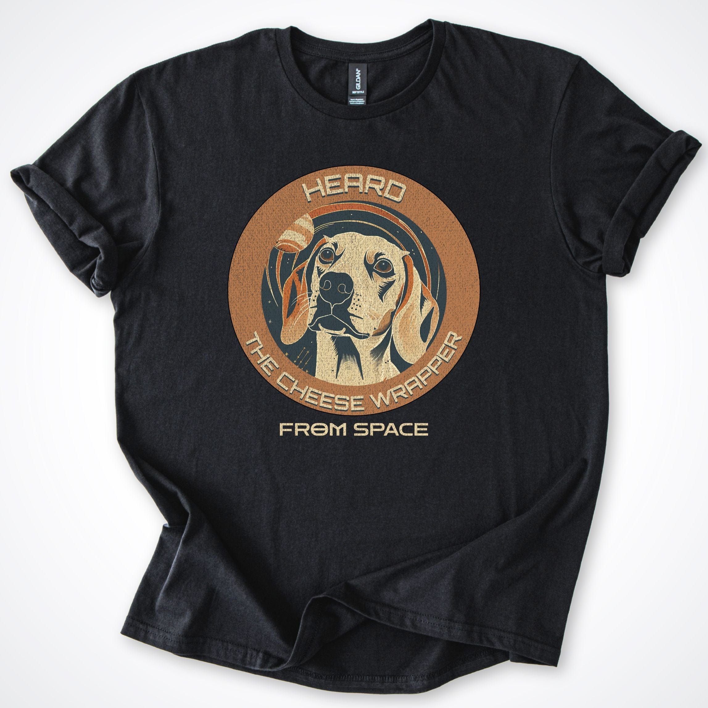 T-Shirt Black / S Dachshund Heard the Cheese Wrapper T-Shirt ReallyintoDogs