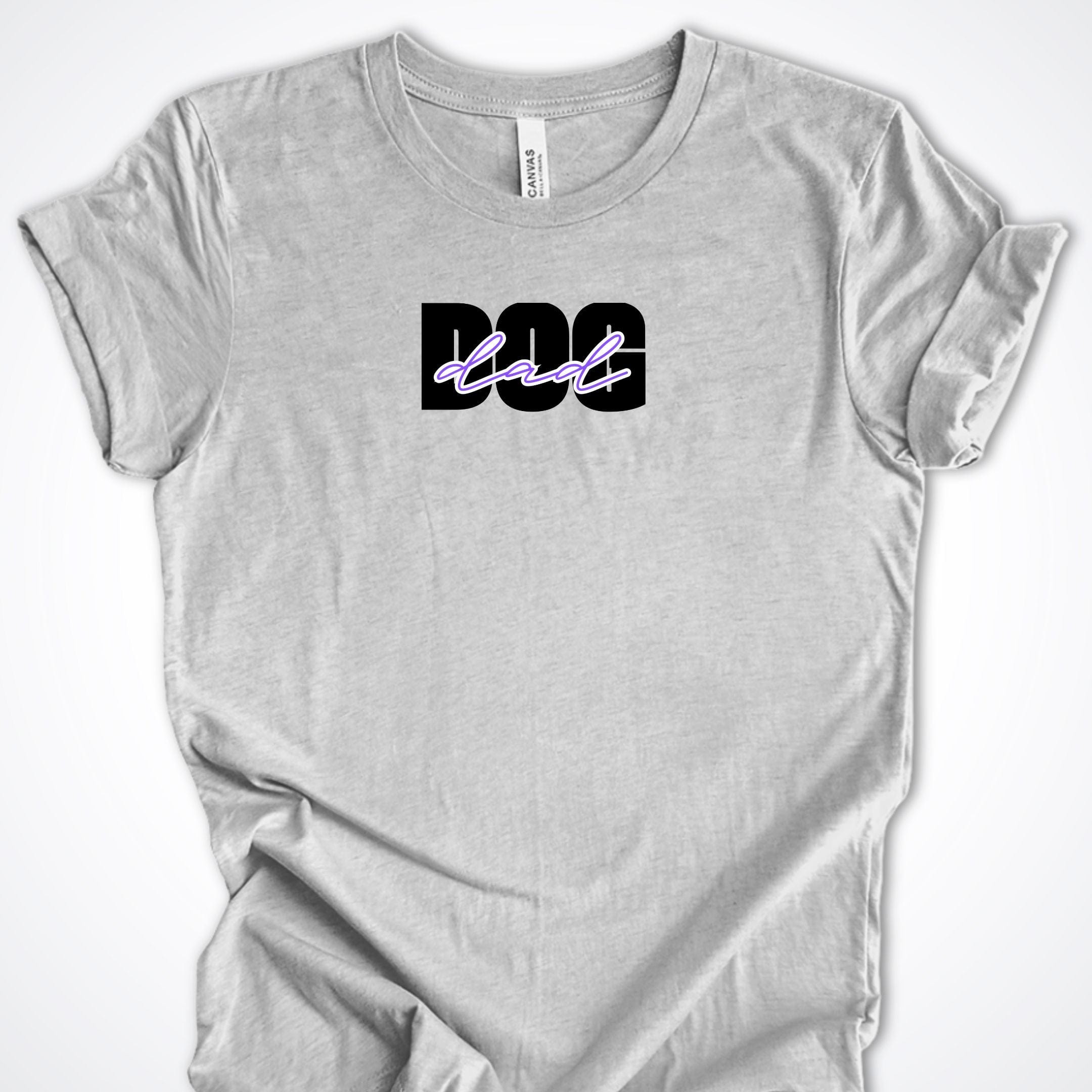 T-Shirt Athletic Heather / S Dog Dad Bold Premium Unisex T-Shirt ReallyintoDogs