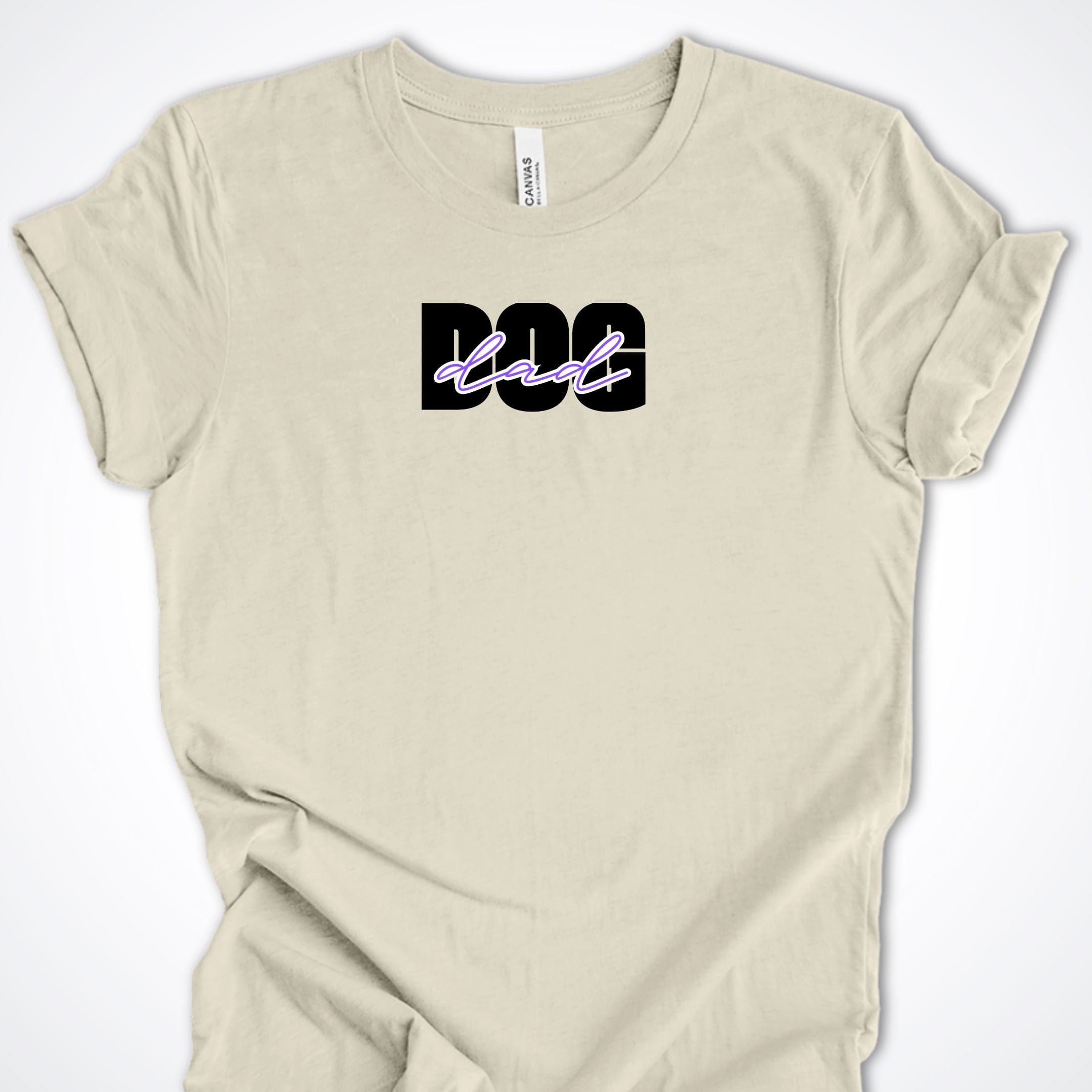 T-Shirt Natural / S Dog Dad Bold Premium Unisex T-Shirt ReallyintoDogs