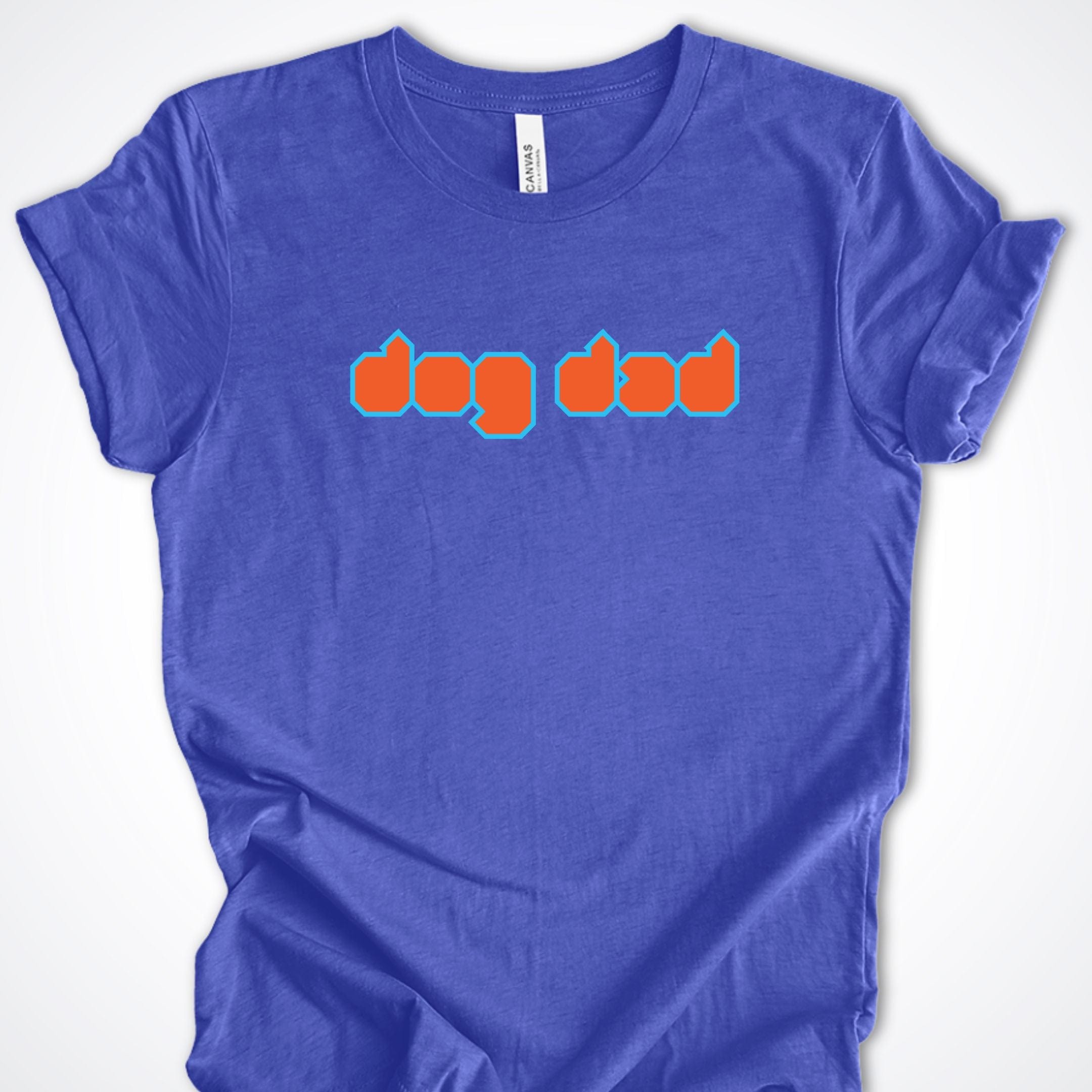 T-Shirt Heather True Royal / S Dog Dad Cubed Premium Unisex T-Shirt ReallyintoDogs