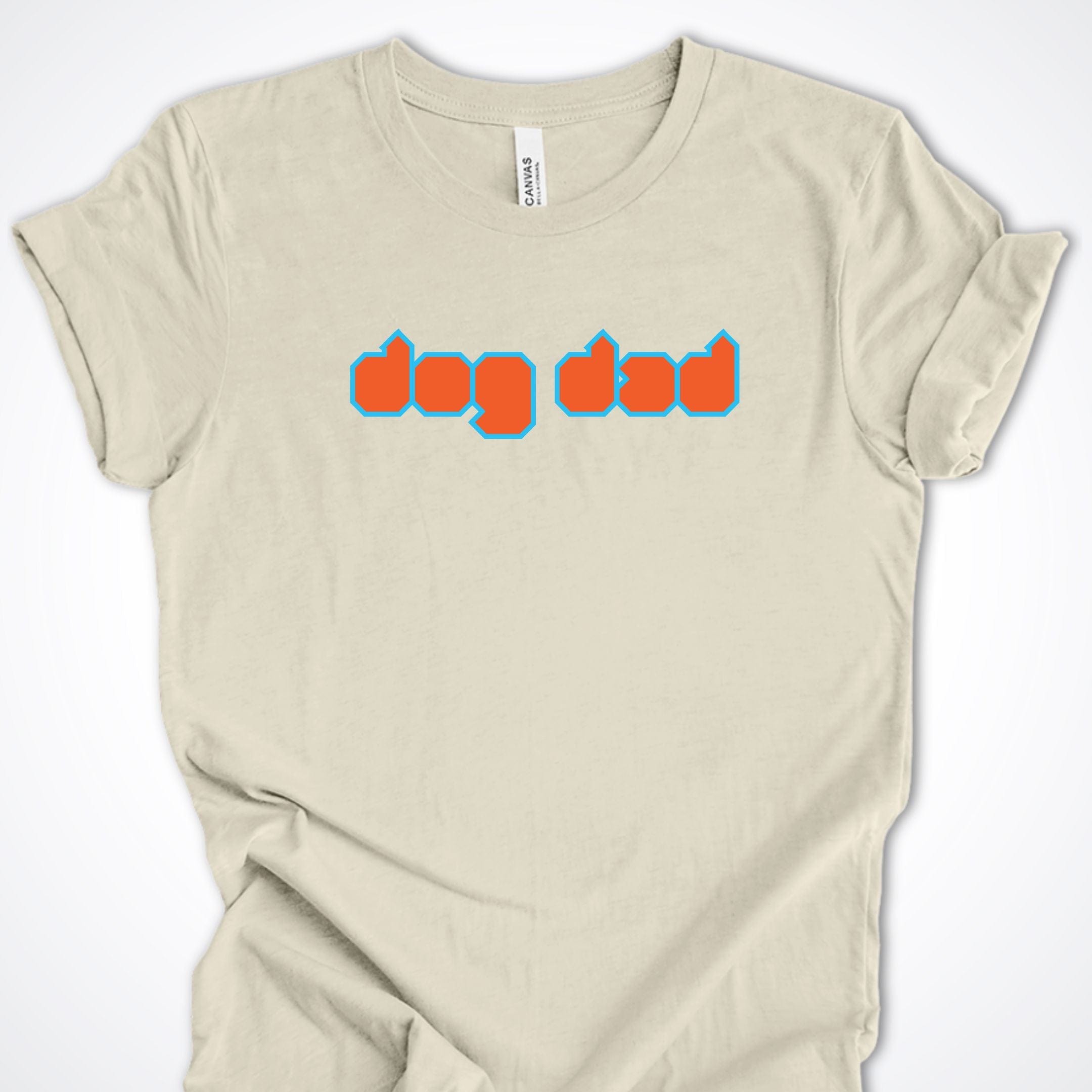 T-Shirt Natural / S Dog Dad Cubed Premium Unisex T-Shirt ReallyintoDogs