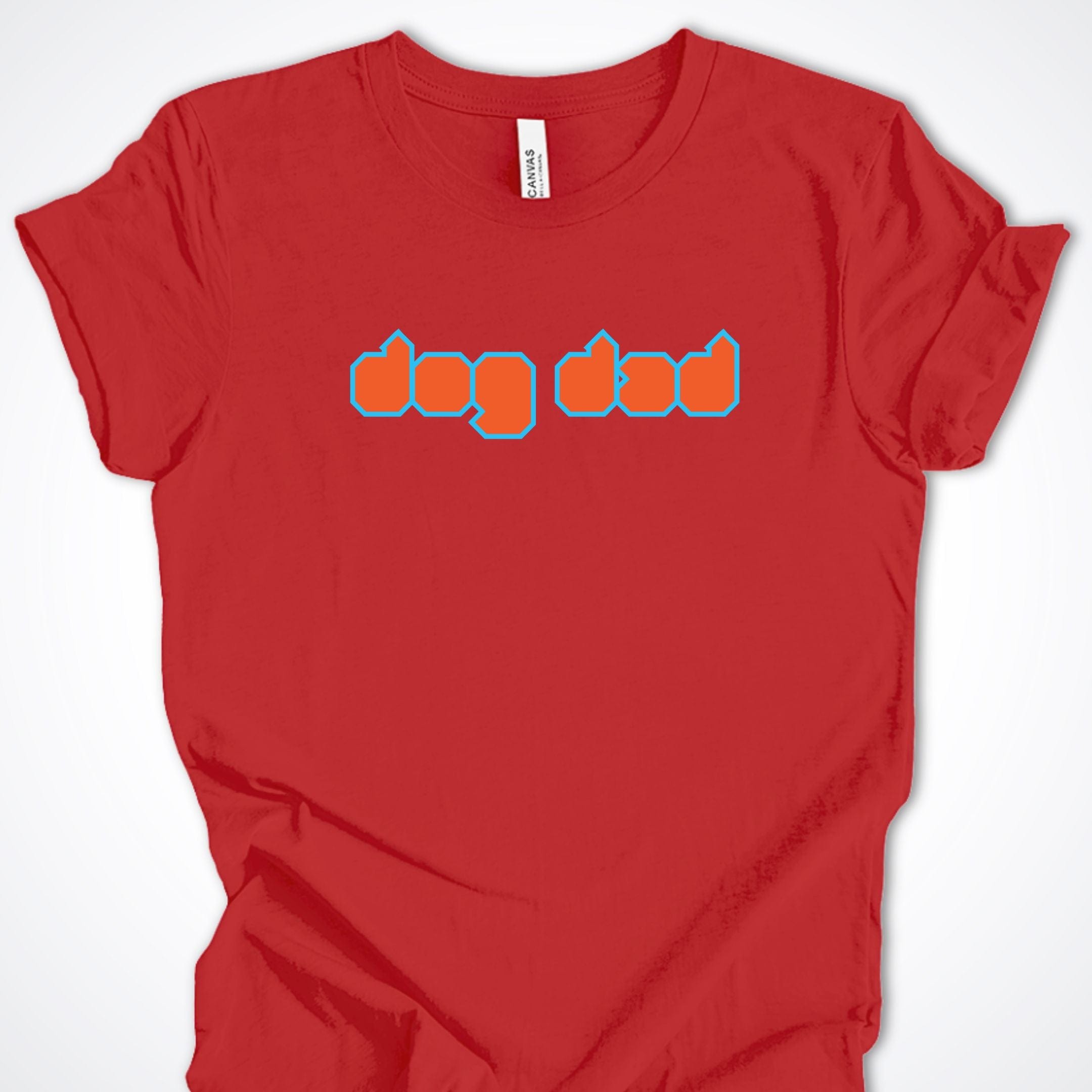 T-Shirt Red / S Dog Dad Cubed Premium Unisex T-Shirt ReallyintoDogs