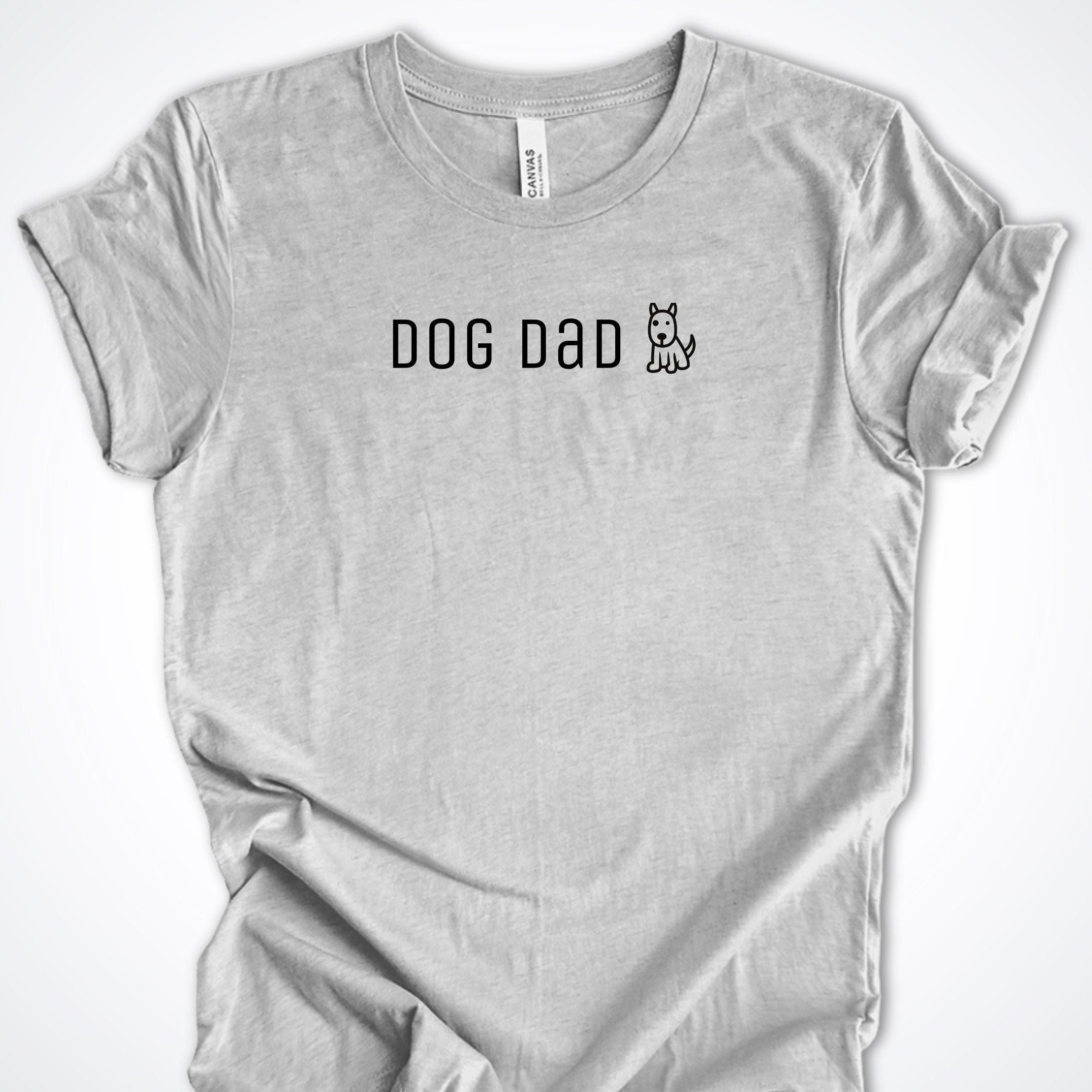 T-Shirt Athletic Heather / S Dog Dad Cute Premium Unisex T-Shirt ReallyintoDogs