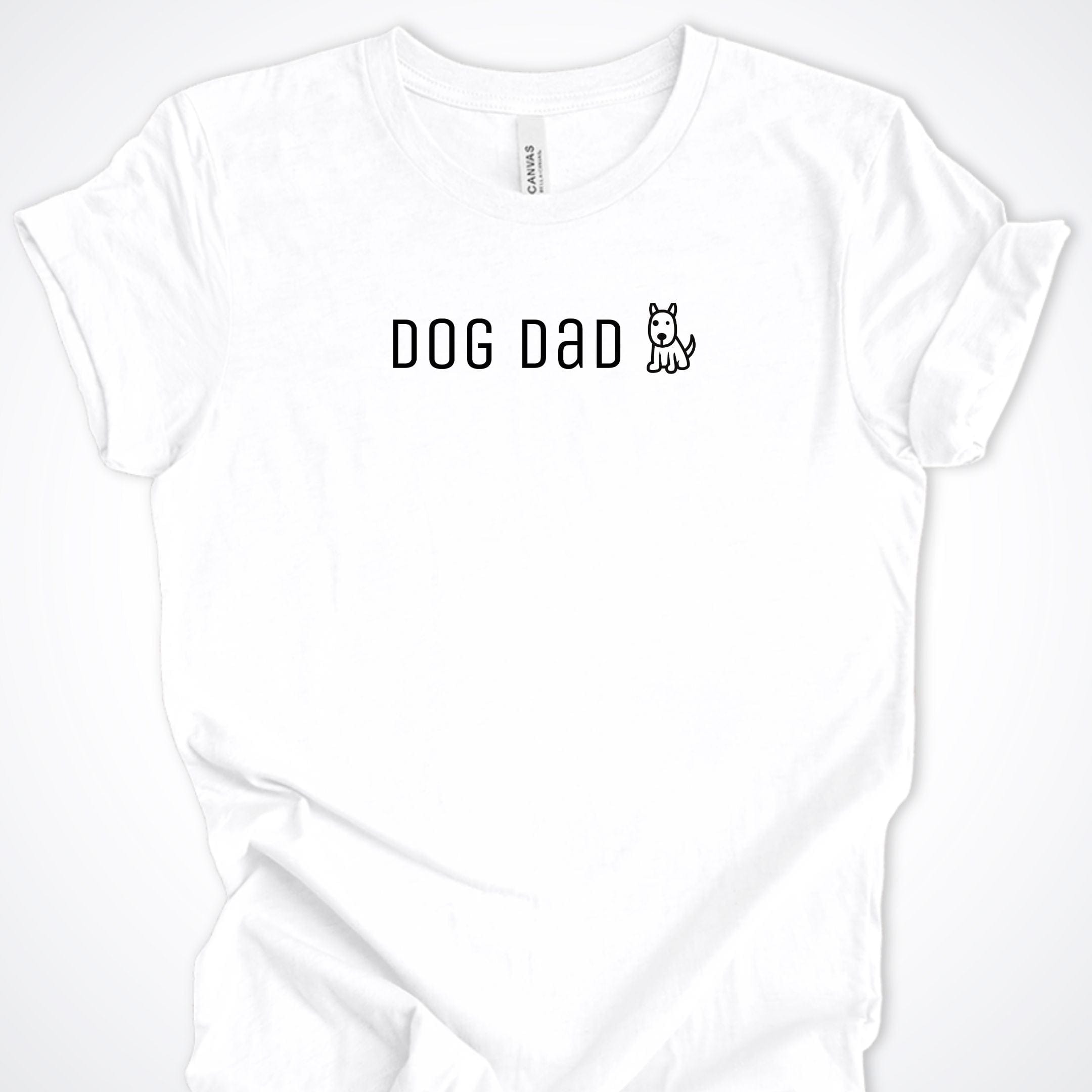 T-Shirt White / S Dog Dad Cute Premium Unisex T-Shirt ReallyintoDogs