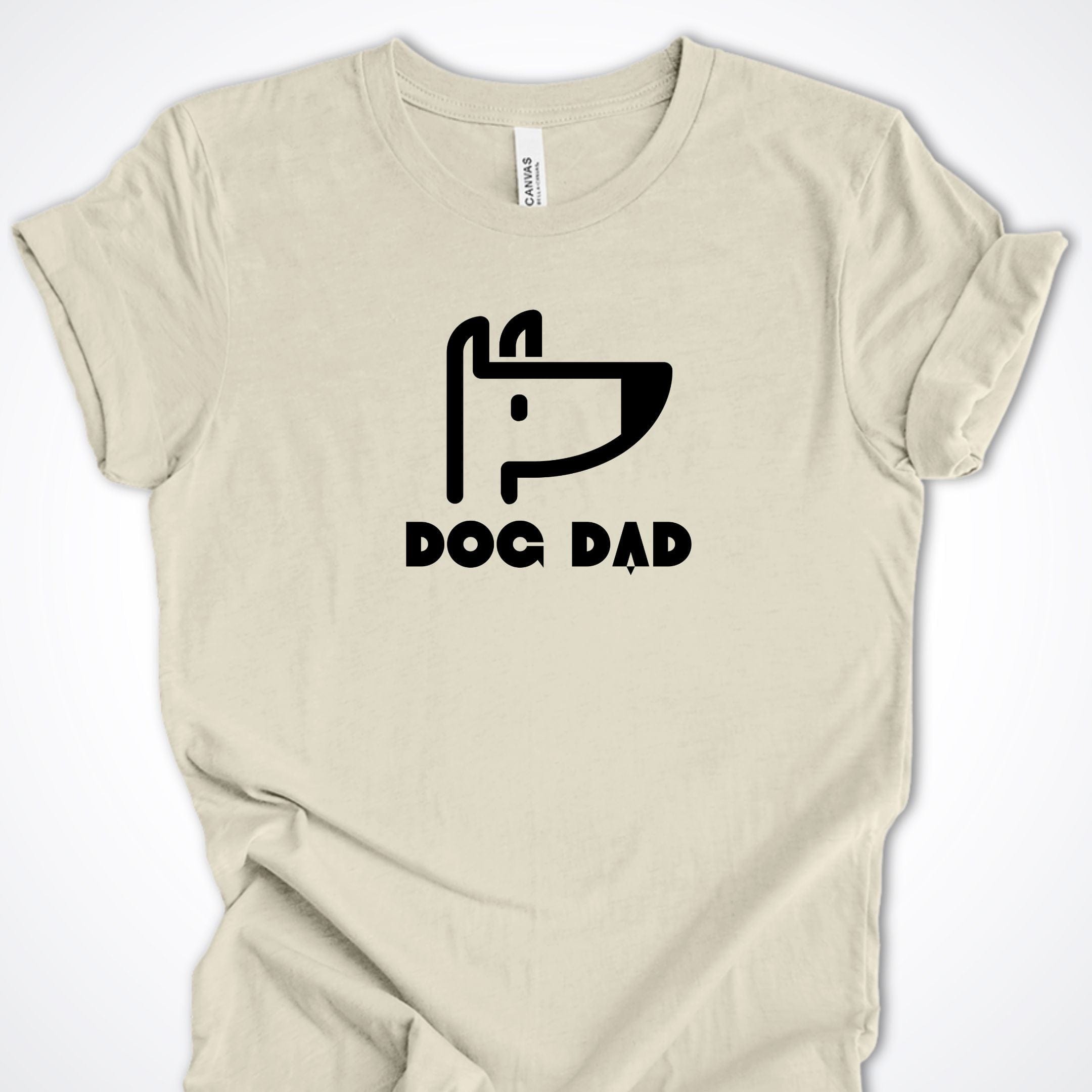 T-Shirt Natural / S Dog Dad Icon Premium Unisex T-Shirt ReallyintoDogs