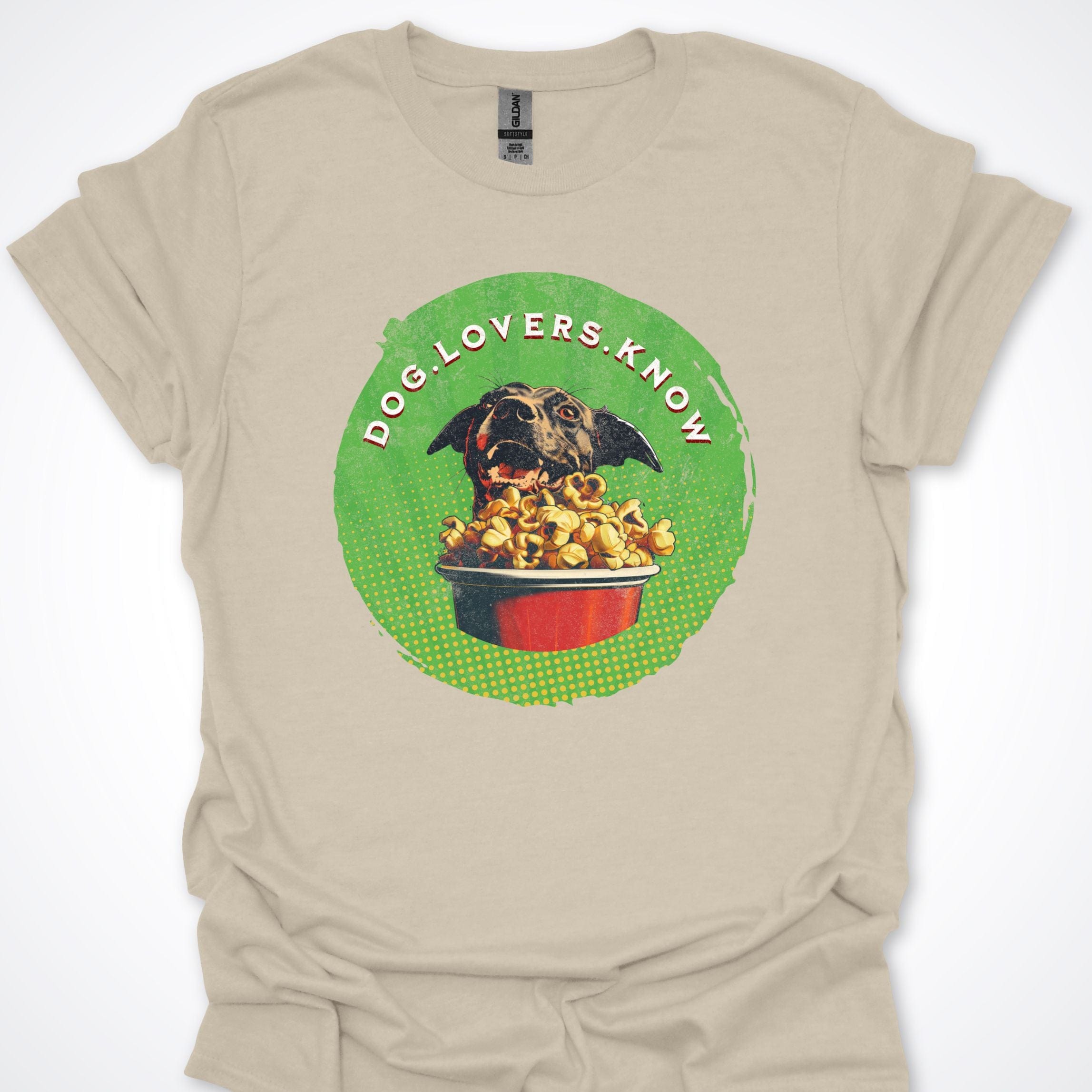 T-Shirt Natural / S Dog Lovers Know (Green) T-Shirt ReallyintoDogs