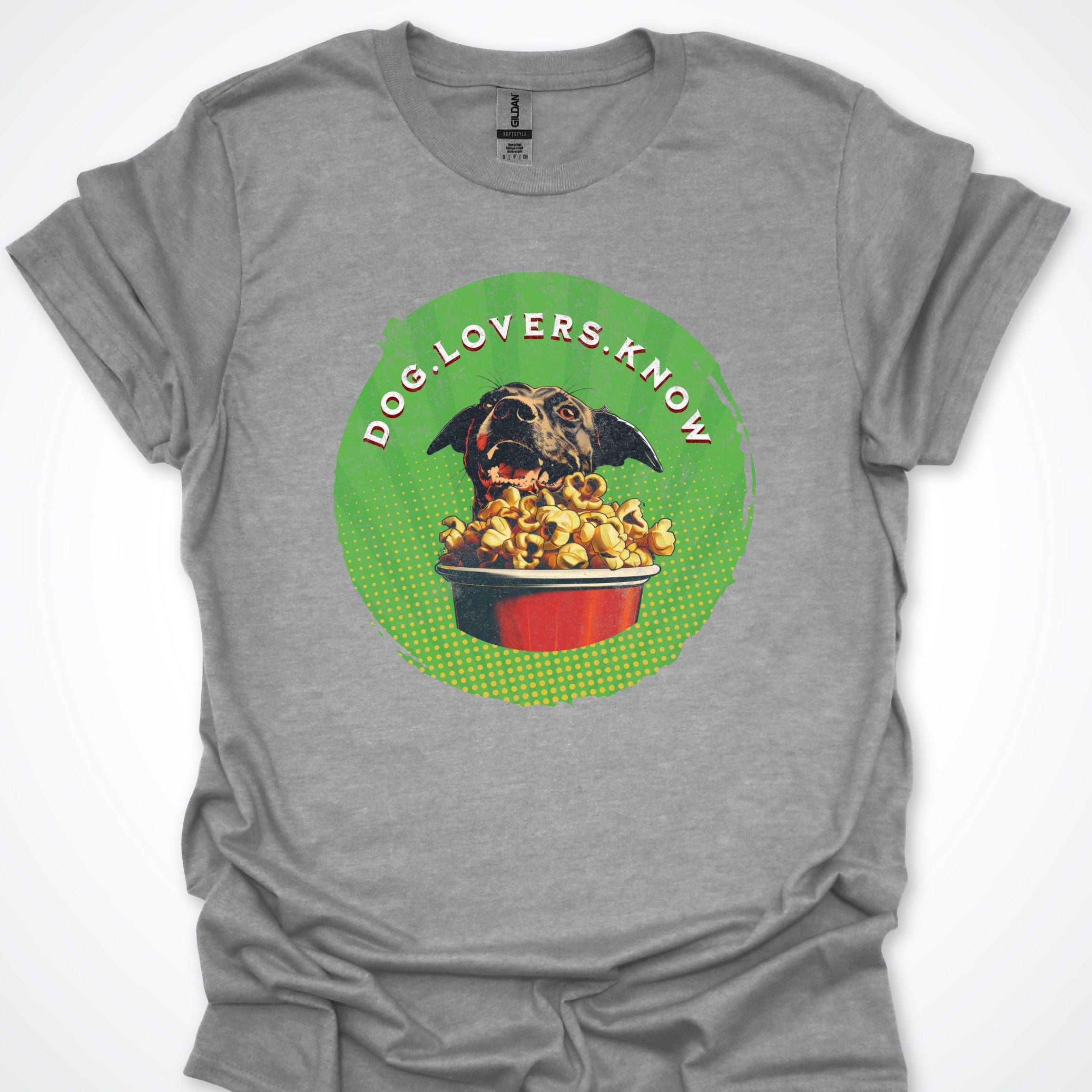T-Shirt Sport Grey / S Dog Lovers Know (Green) T-Shirt ReallyintoDogs