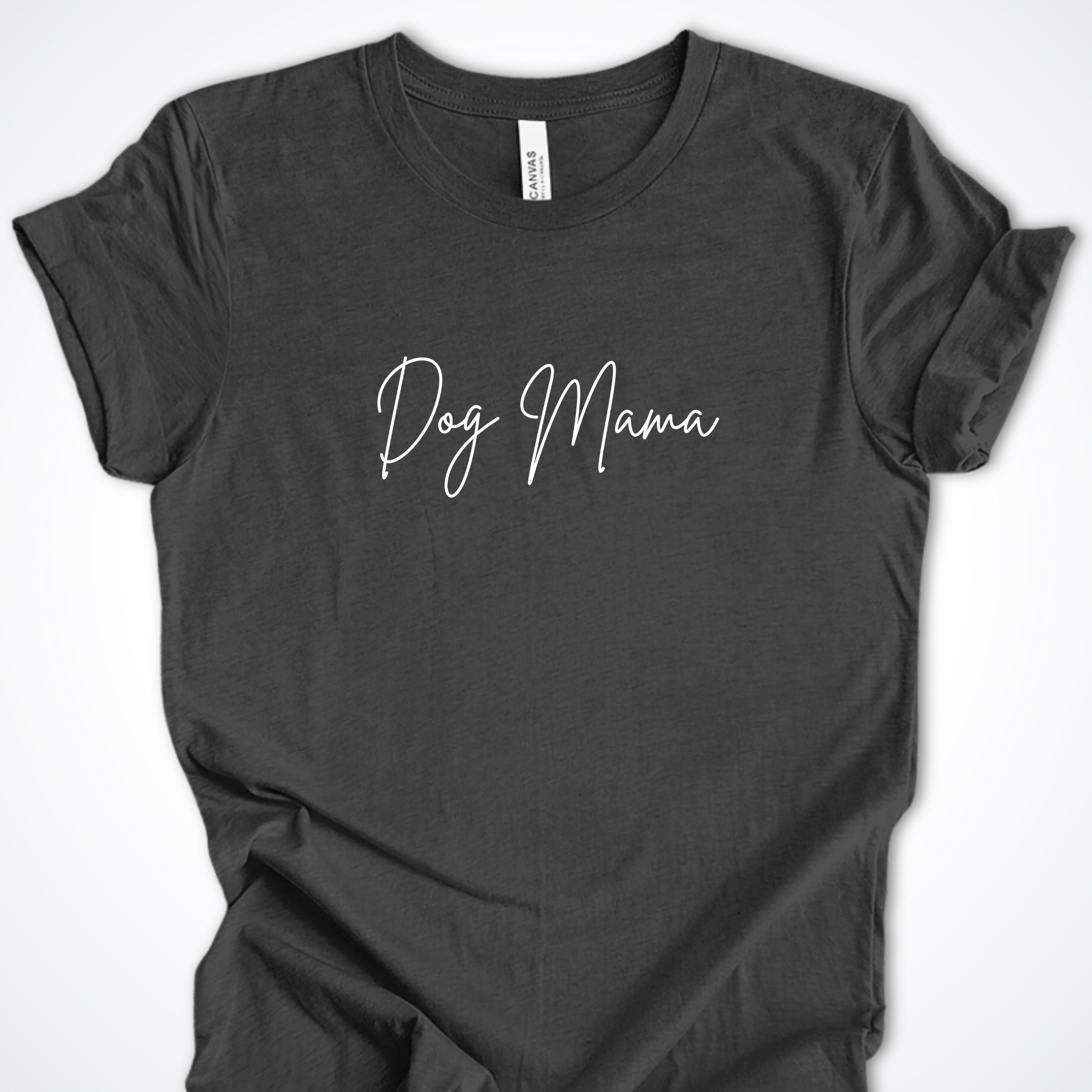 T-Shirt Dark Grey Heather / S Dog Mama Premium Unisex T-Shirt ReallyintoDogs