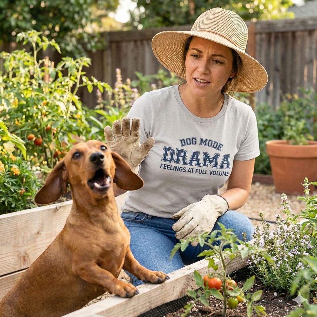 T-Shirt Ice Grey / S Dog Mode Drama T-Shirt ReallyintoDogs