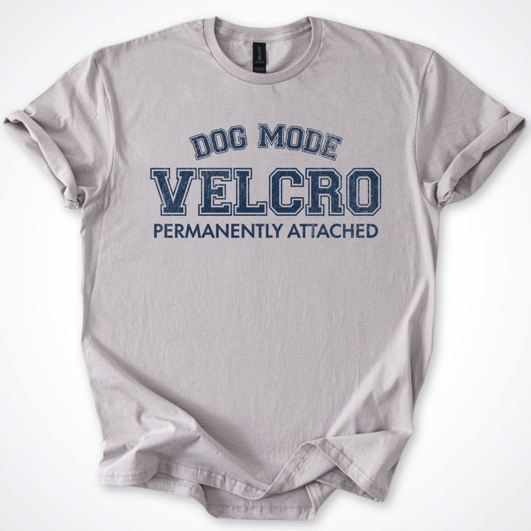 T-Shirt Ice Grey / S Dog Mode Velcro T-Shirt ReallyintoDogs