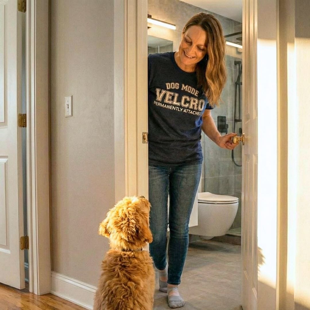T-Shirt Navy / S Dog Mode Velcro T-Shirt ReallyintoDogs
