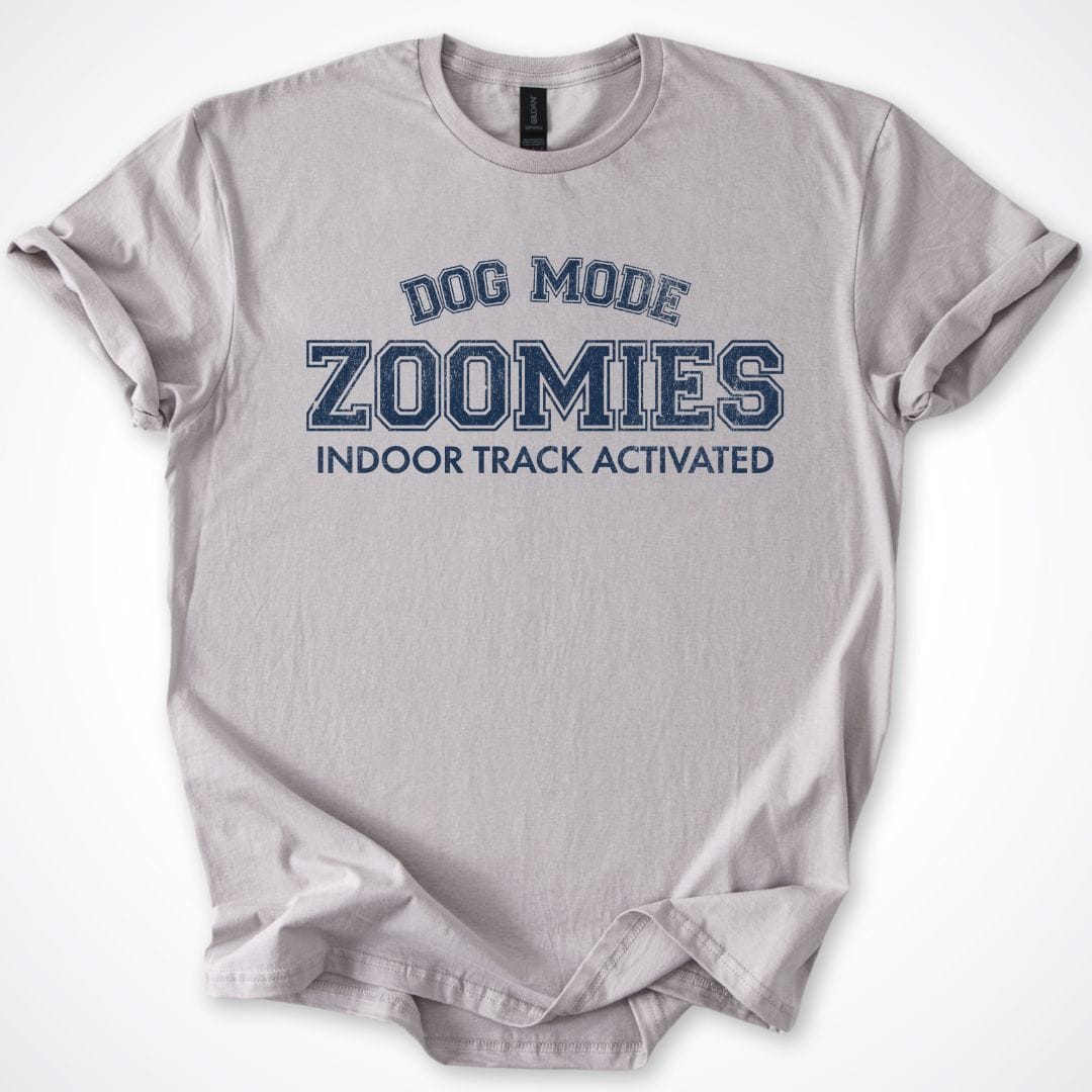T-Shirt Ice Grey / S Dog Mode Zoomies T-Shirt ReallyintoDogs