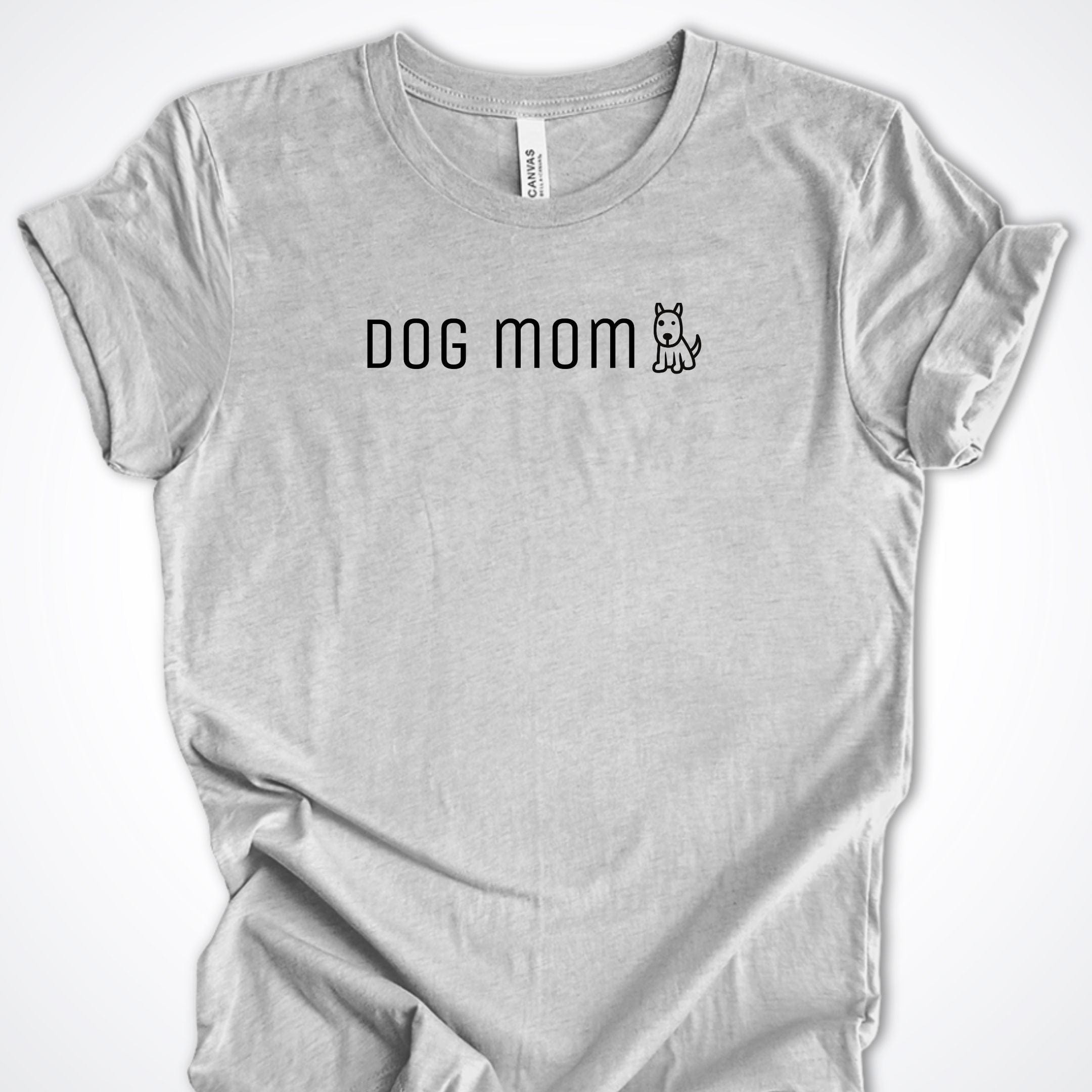 T-Shirt Athletic Heather / S Dog Mom Cute Premium Unisex T-Shirt ReallyintoDogs
