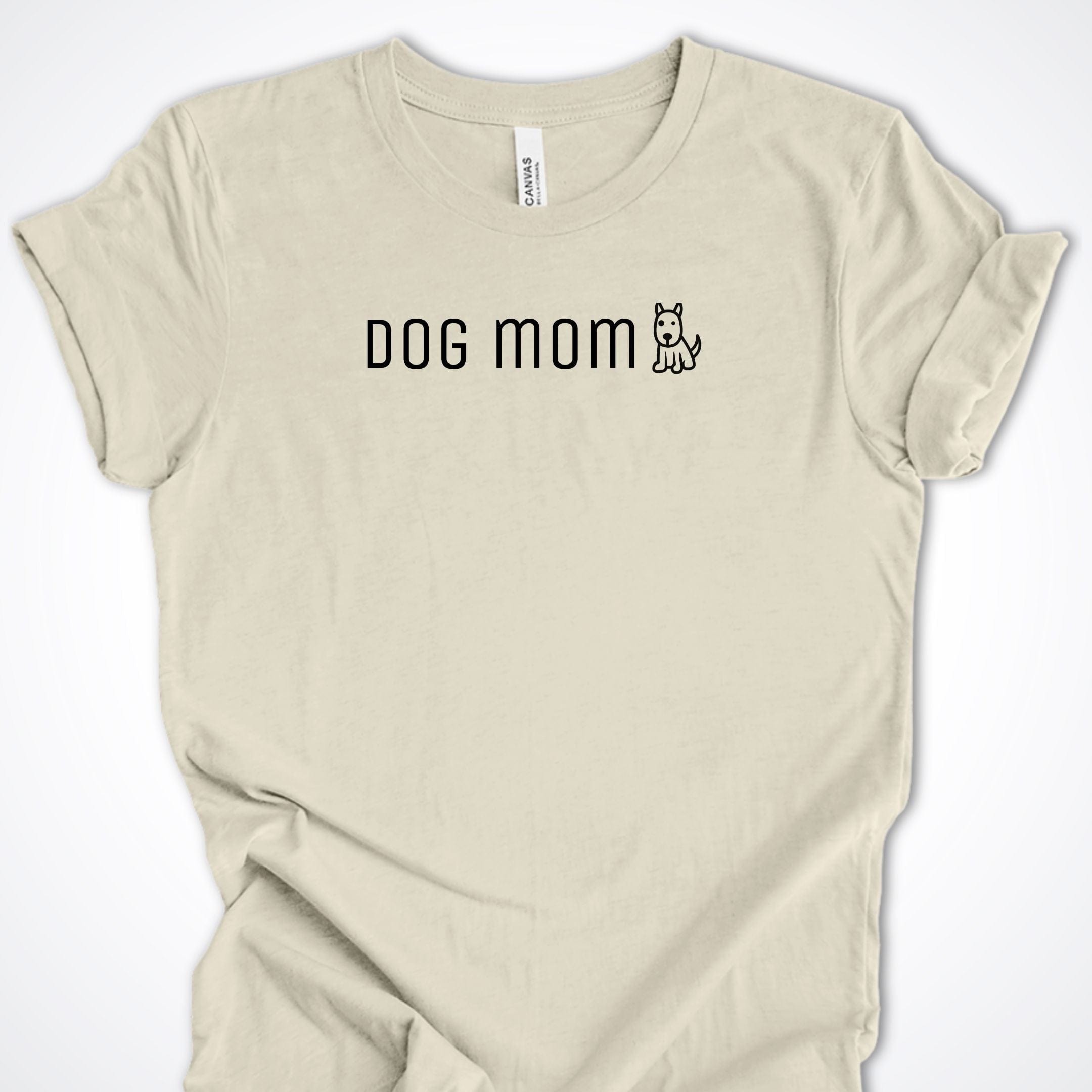T-Shirt Natural / S Dog Mom Cute Premium Unisex T-Shirt ReallyintoDogs