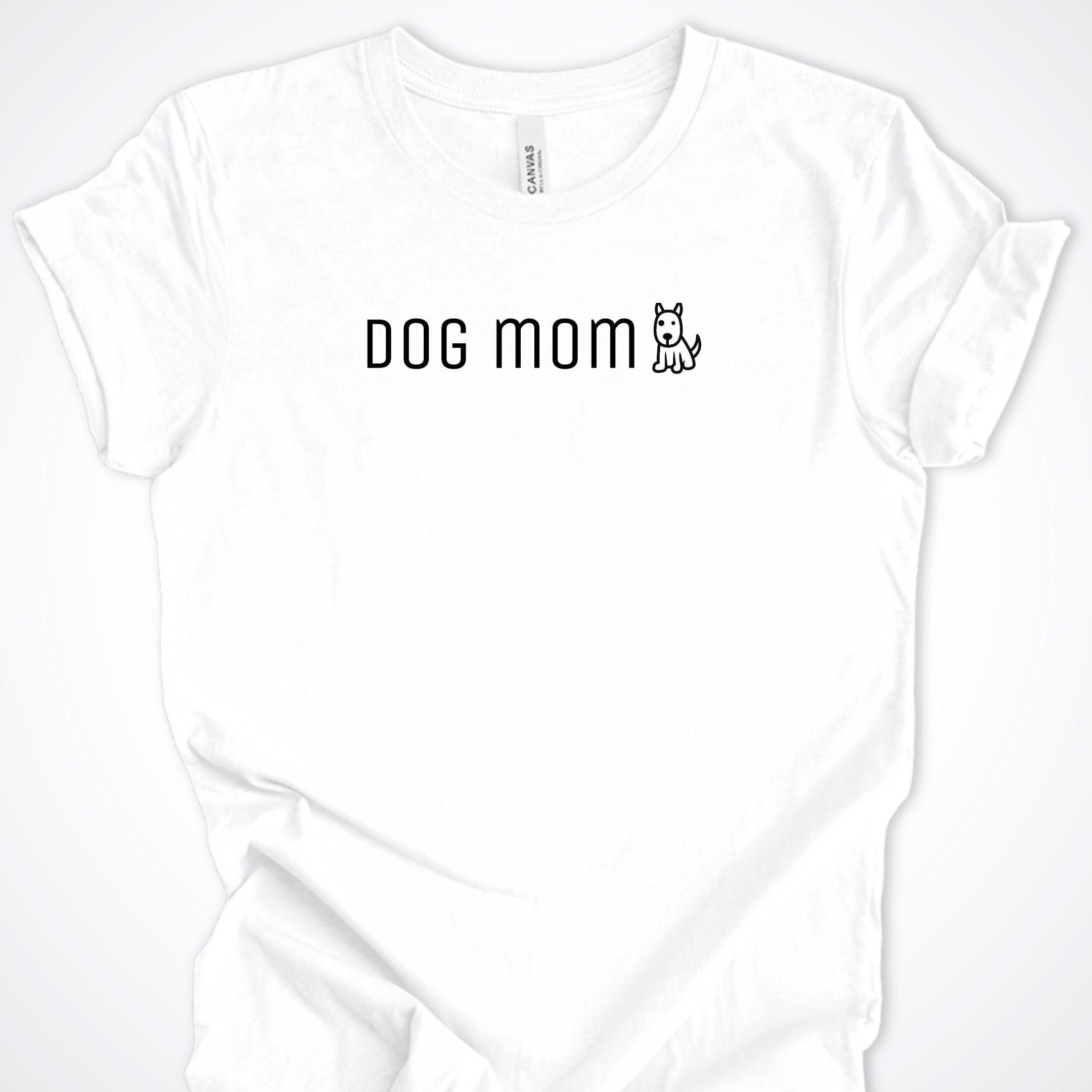 T-Shirt White / S Dog Mom Cute Premium Unisex T-Shirt ReallyintoDogs