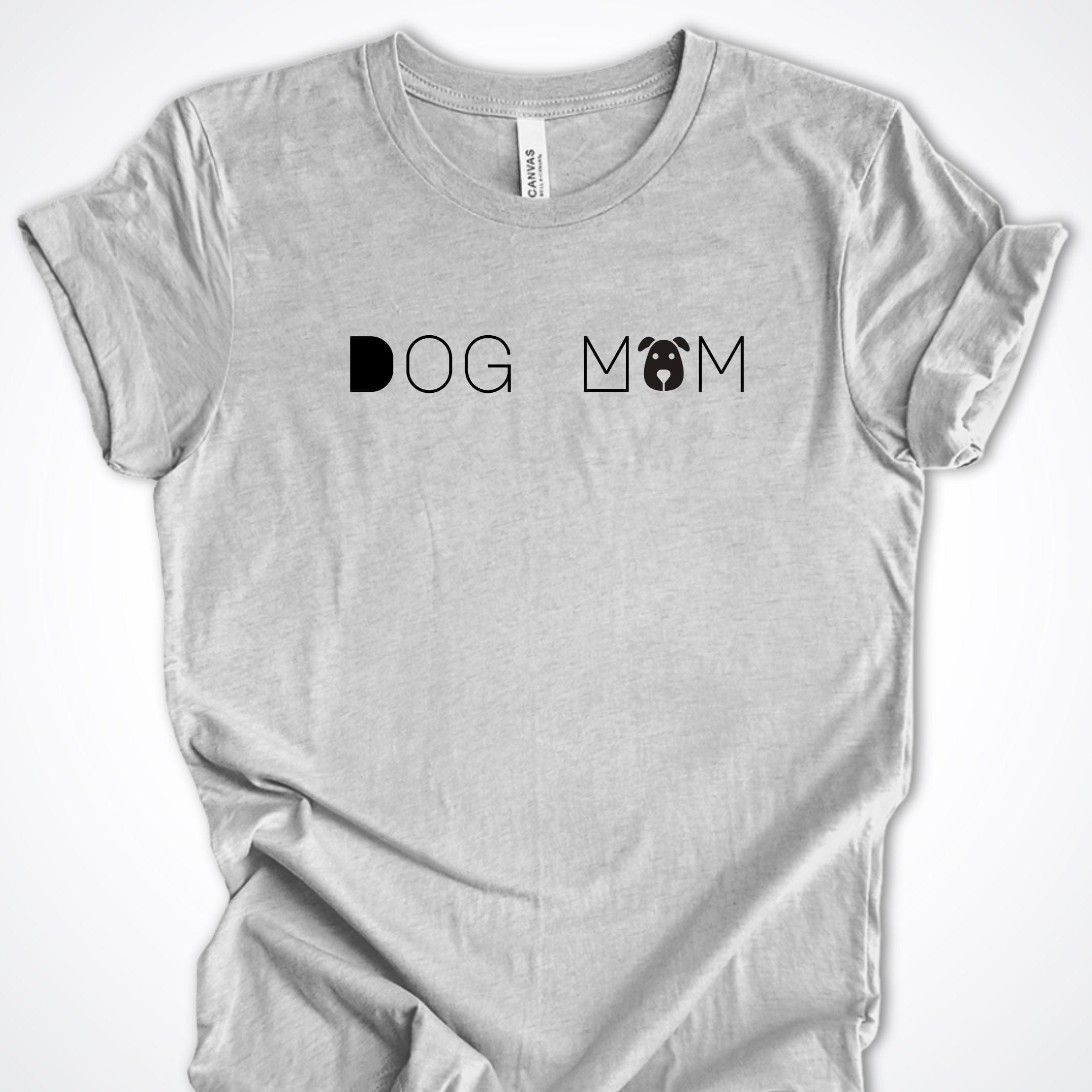 T-Shirt Athletic Heather / S Dog Mom Premium Unisex T-Shirt ReallyintoDogs