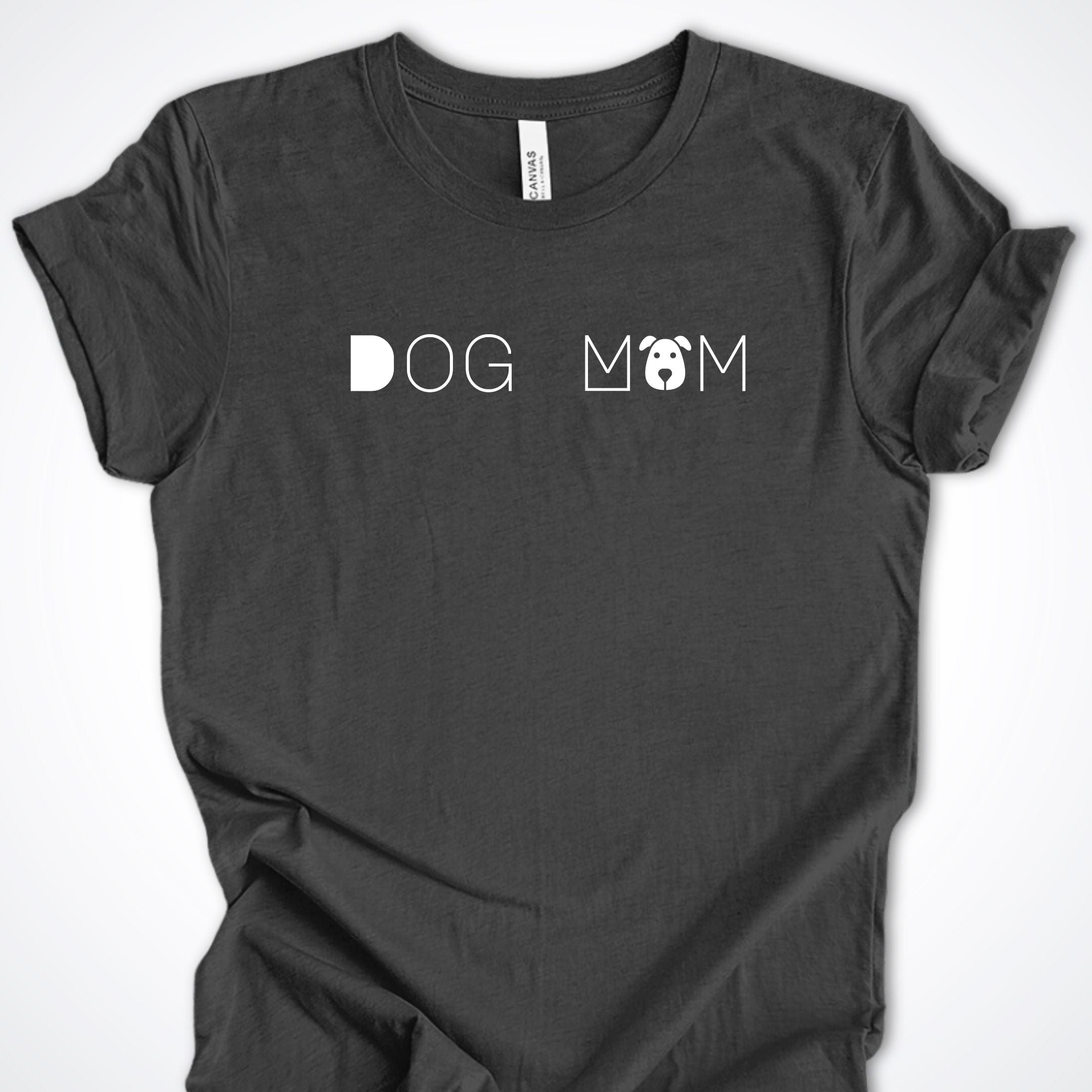 T-Shirt Dark Grey Heather / S Dog Mom Premium Unisex T-Shirt ReallyintoDogs