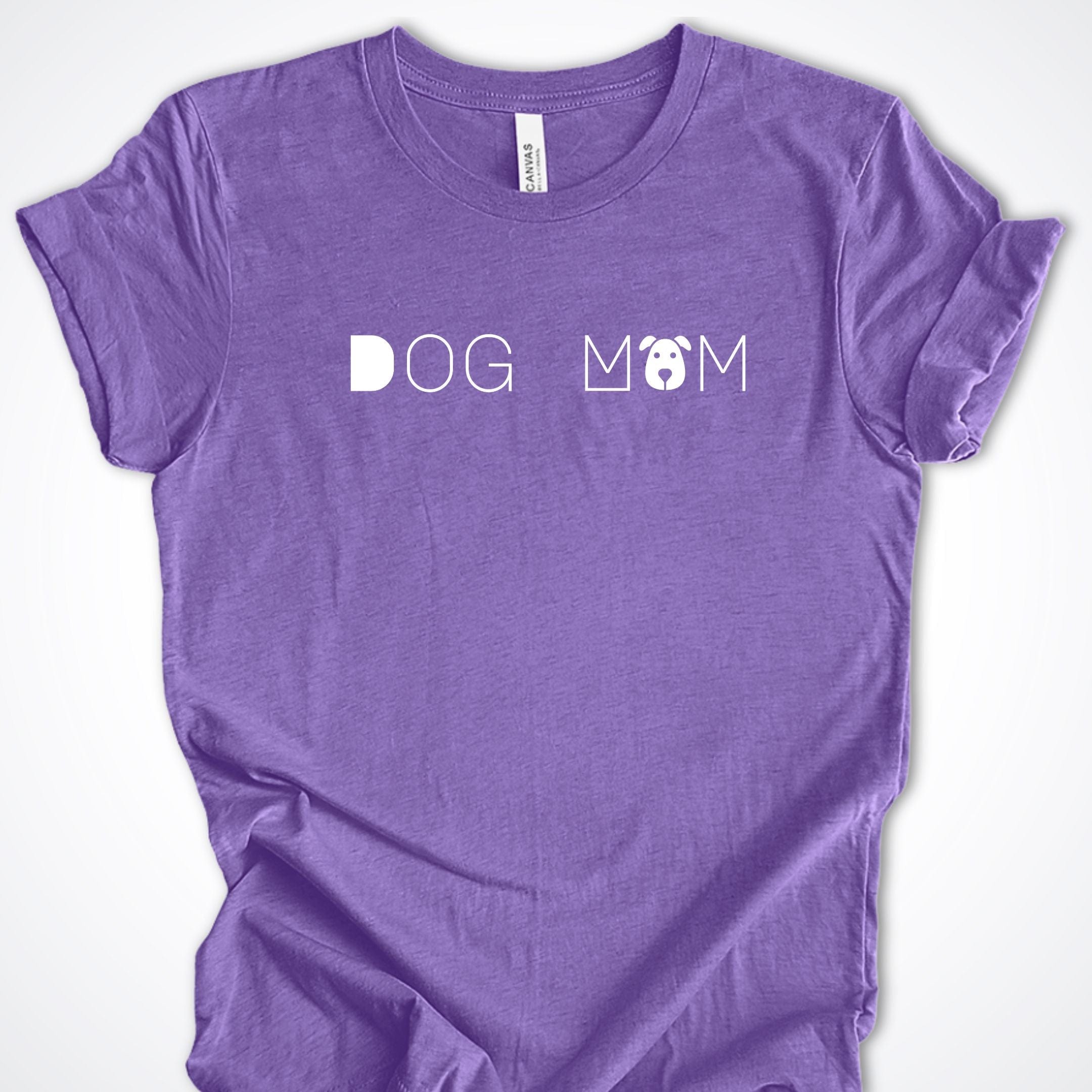T-Shirt Heather Team Purple / S Dog Mom Premium Unisex T-Shirt ReallyintoDogs