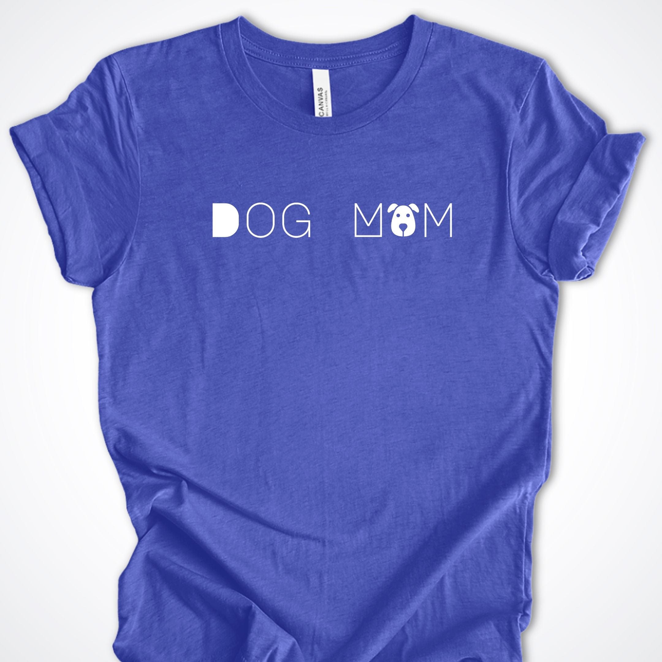 T-Shirt Heather True Royal / S Dog Mom Premium Unisex T-Shirt ReallyintoDogs