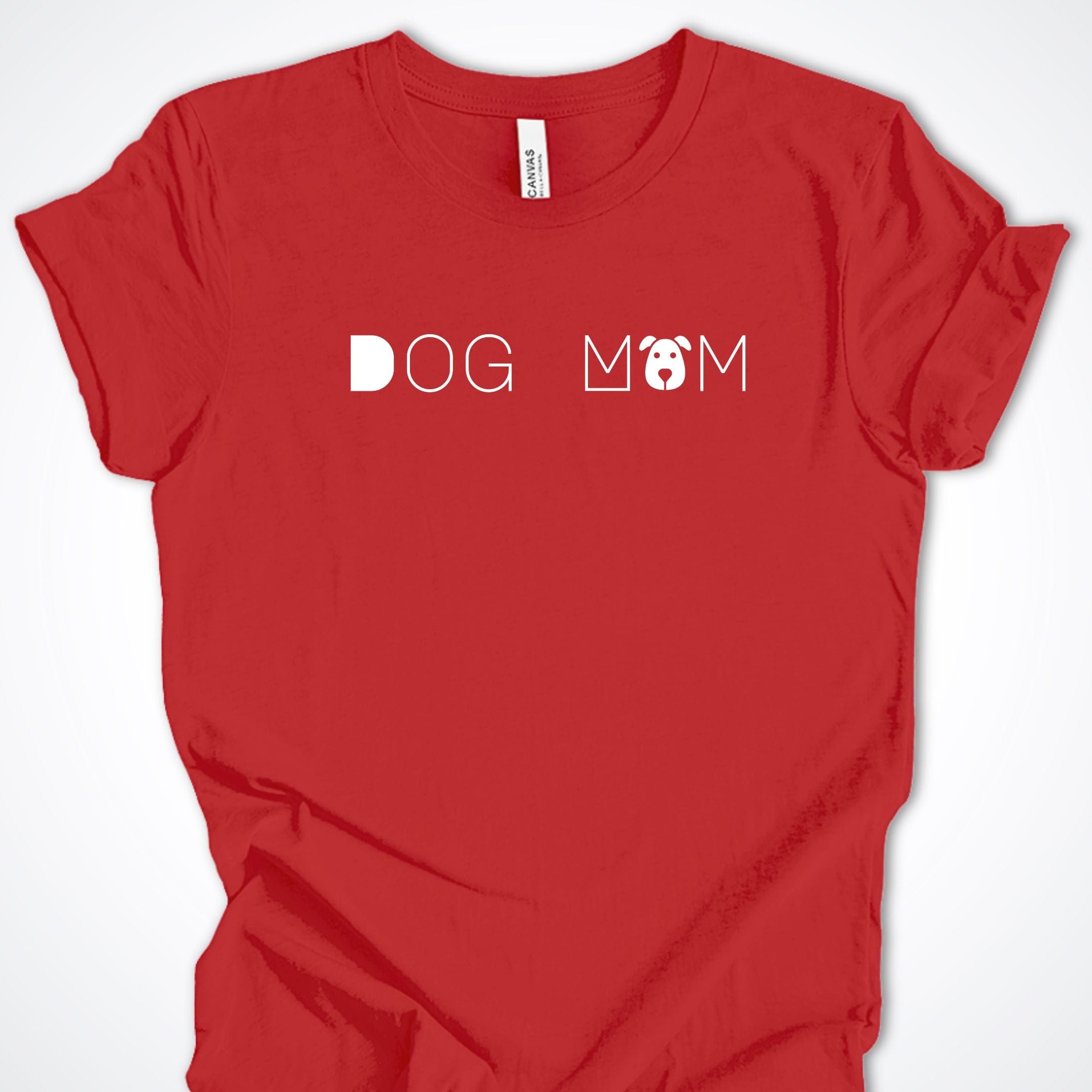 T-Shirt Red / S Dog Mom Premium Unisex T-Shirt ReallyintoDogs