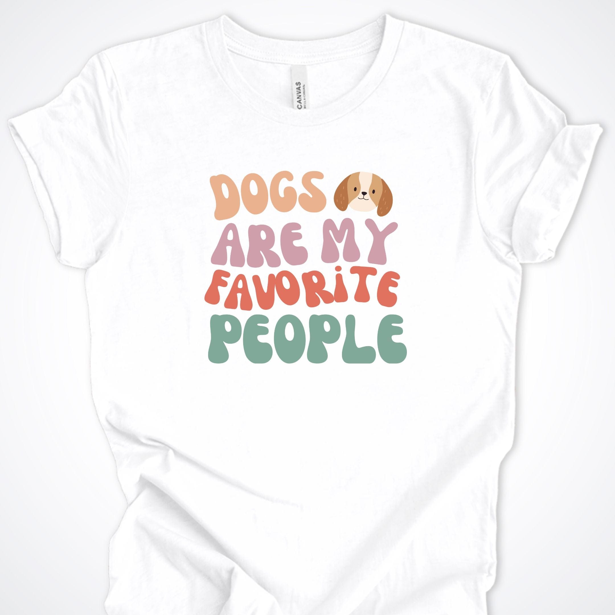 T-Shirt White / S Dogs Are My Favorite People Premium Unisex T-Shirt ReallyintoDogs