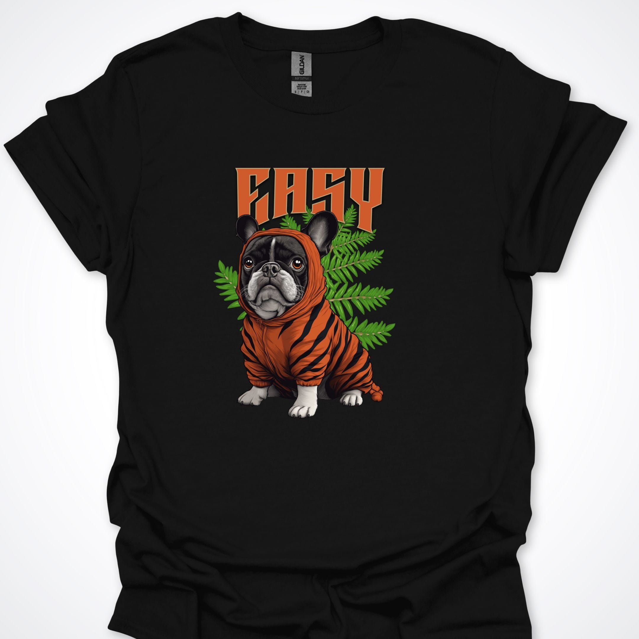 T-Shirt Black / S Easy Tiger French Bulldog T-Shirt ReallyintoDogs