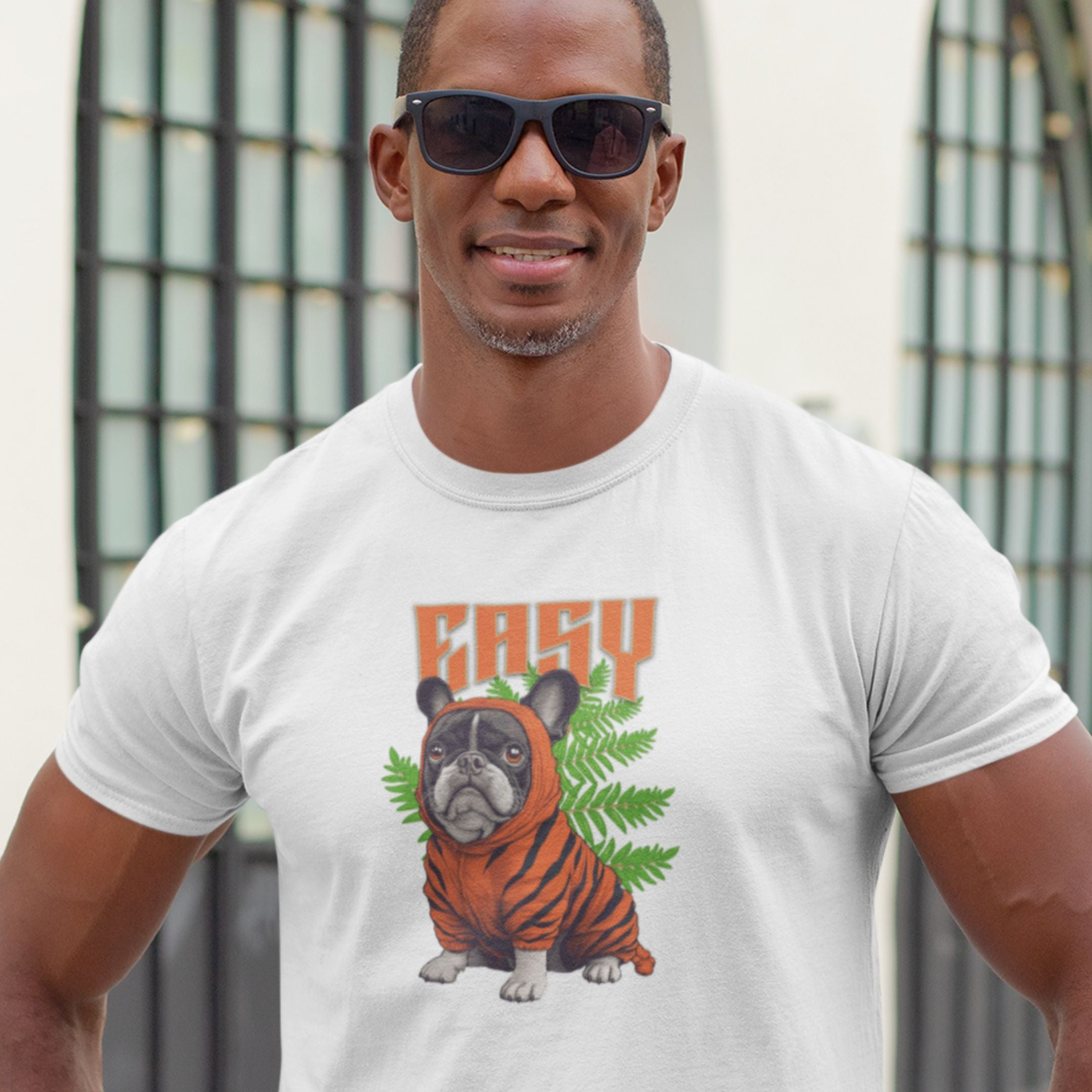 T-Shirt Easy Tiger French Bulldog T-Shirt ReallyintoDogs