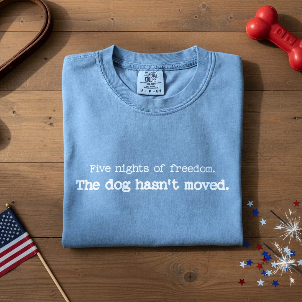 T-Shirts Five Nights of Freedom Comfort Colours T-shirt ReallyintoDogs