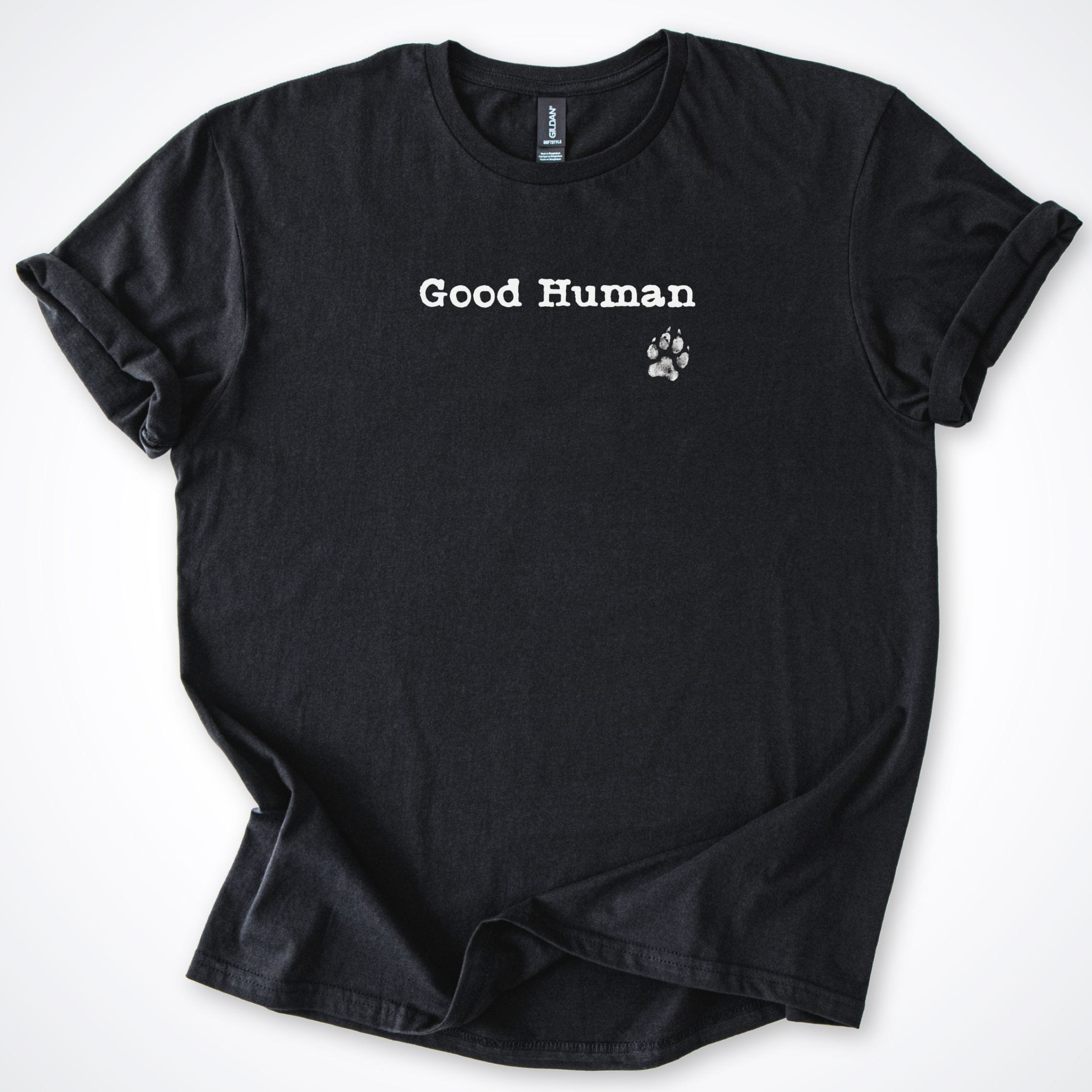 T-Shirt Black / S Good Human T-Shirt ReallyintoDogs