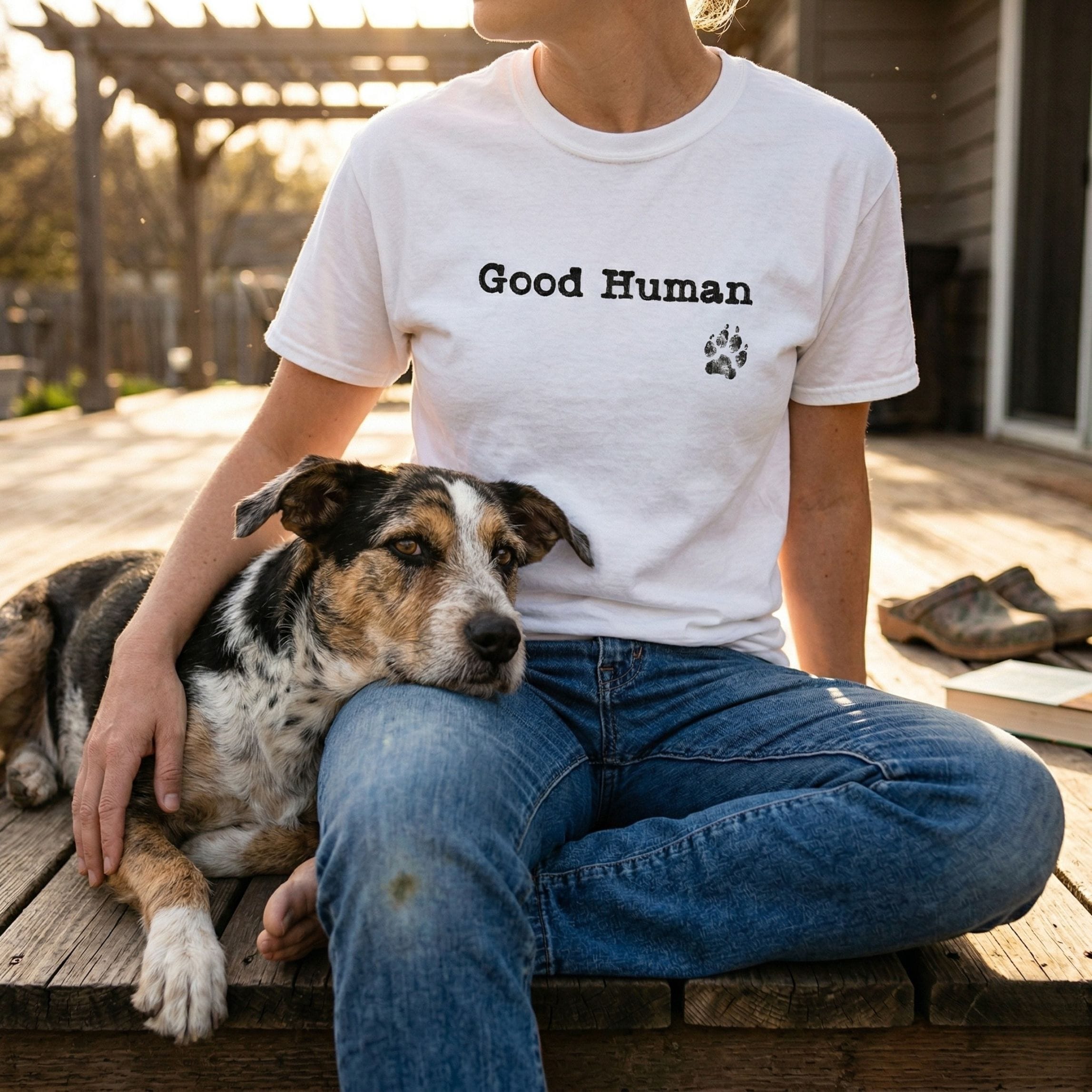 T-Shirt Good Human T-Shirt ReallyintoDogs