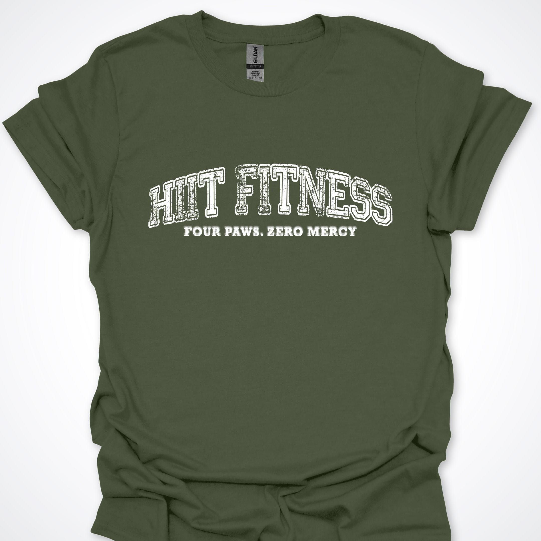 T-Shirt Military Green / S HIIT Fitness T-Shirt ReallyintoDogs