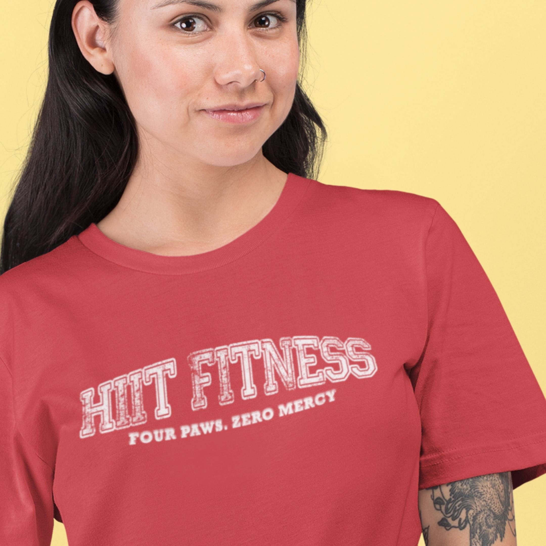 T-Shirt HIIT Fitness T-Shirt ReallyintoDogs