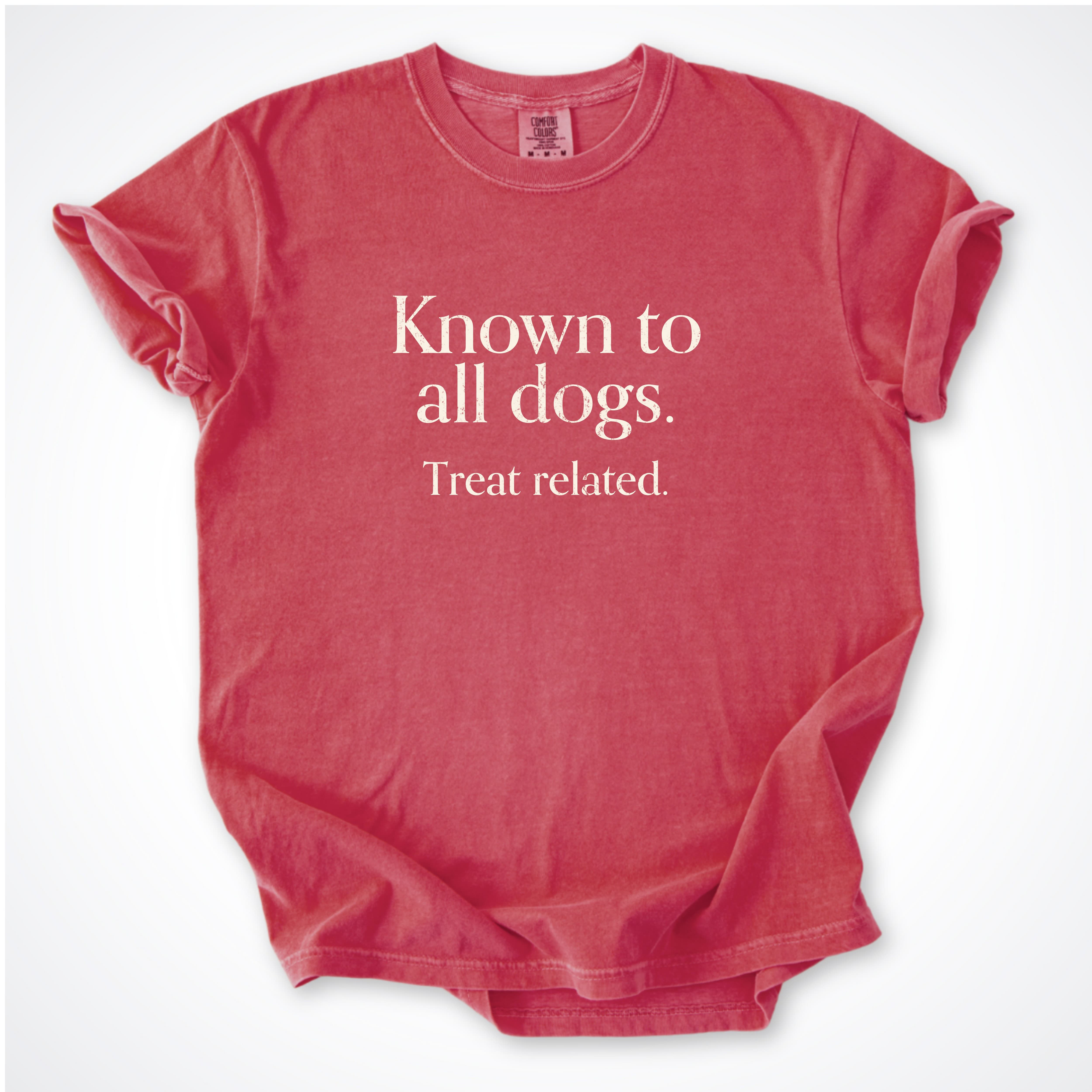 T-Shirt Watermelon / S Known to All Dogs. Treat Related. Premium T-Shirt ReallyintoDogs
